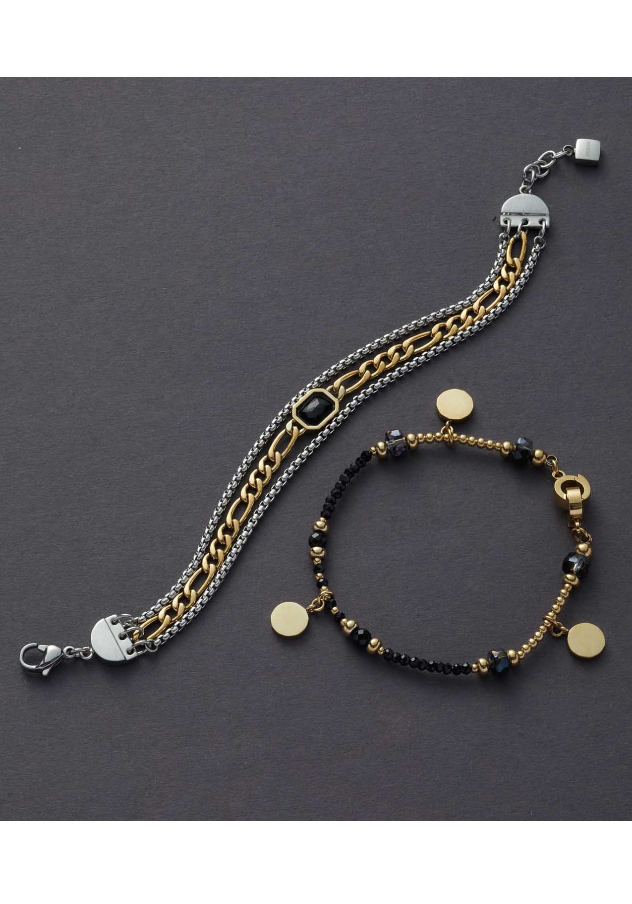 LEONARDO Armband »Cesira Clip&Mix, 018305«, mit Glasperle