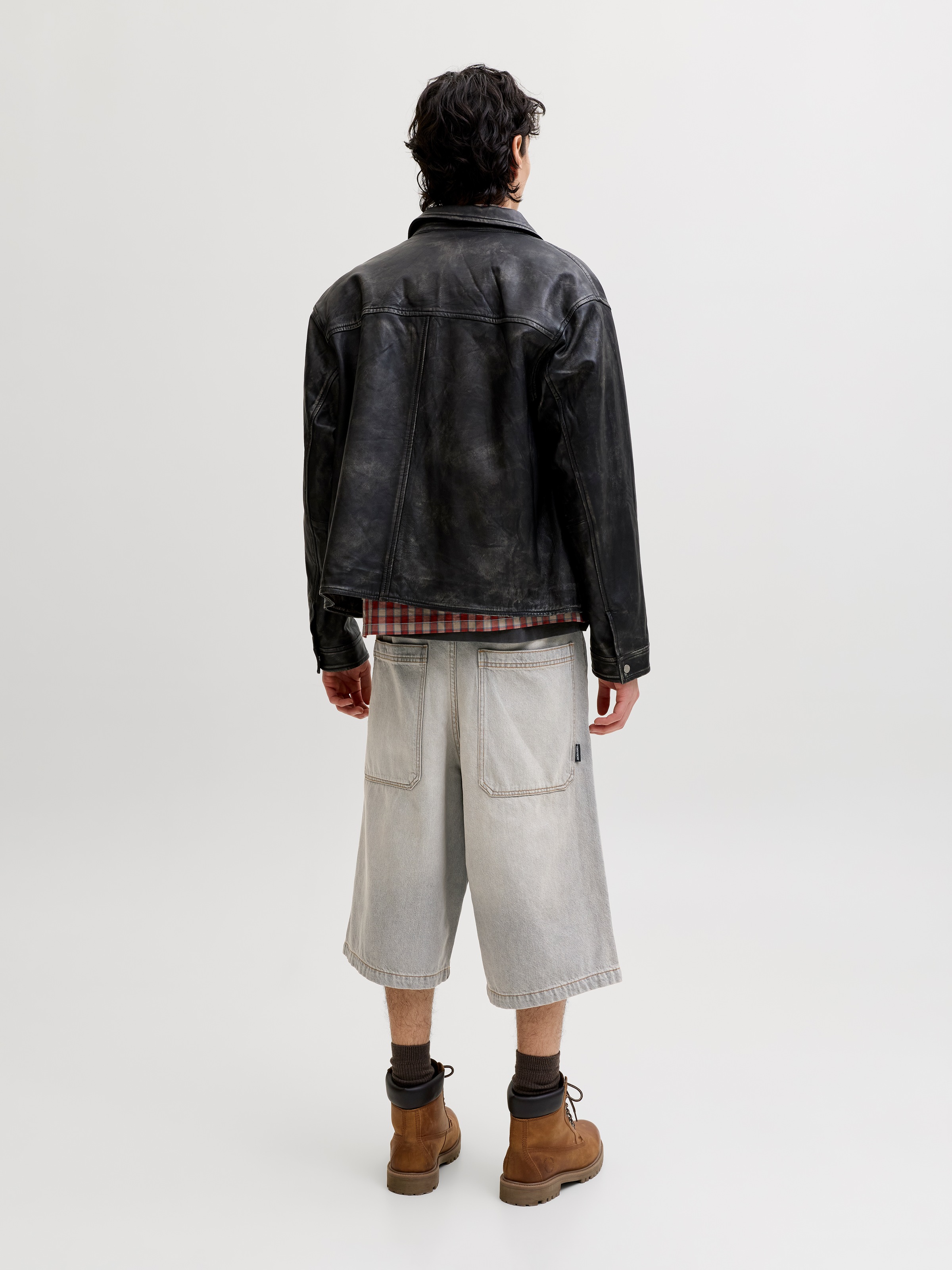 Jack & Jones Jeansbermudas »JJIBILLY JJLUCA JORTS AKM 793 LN« Baumwolle