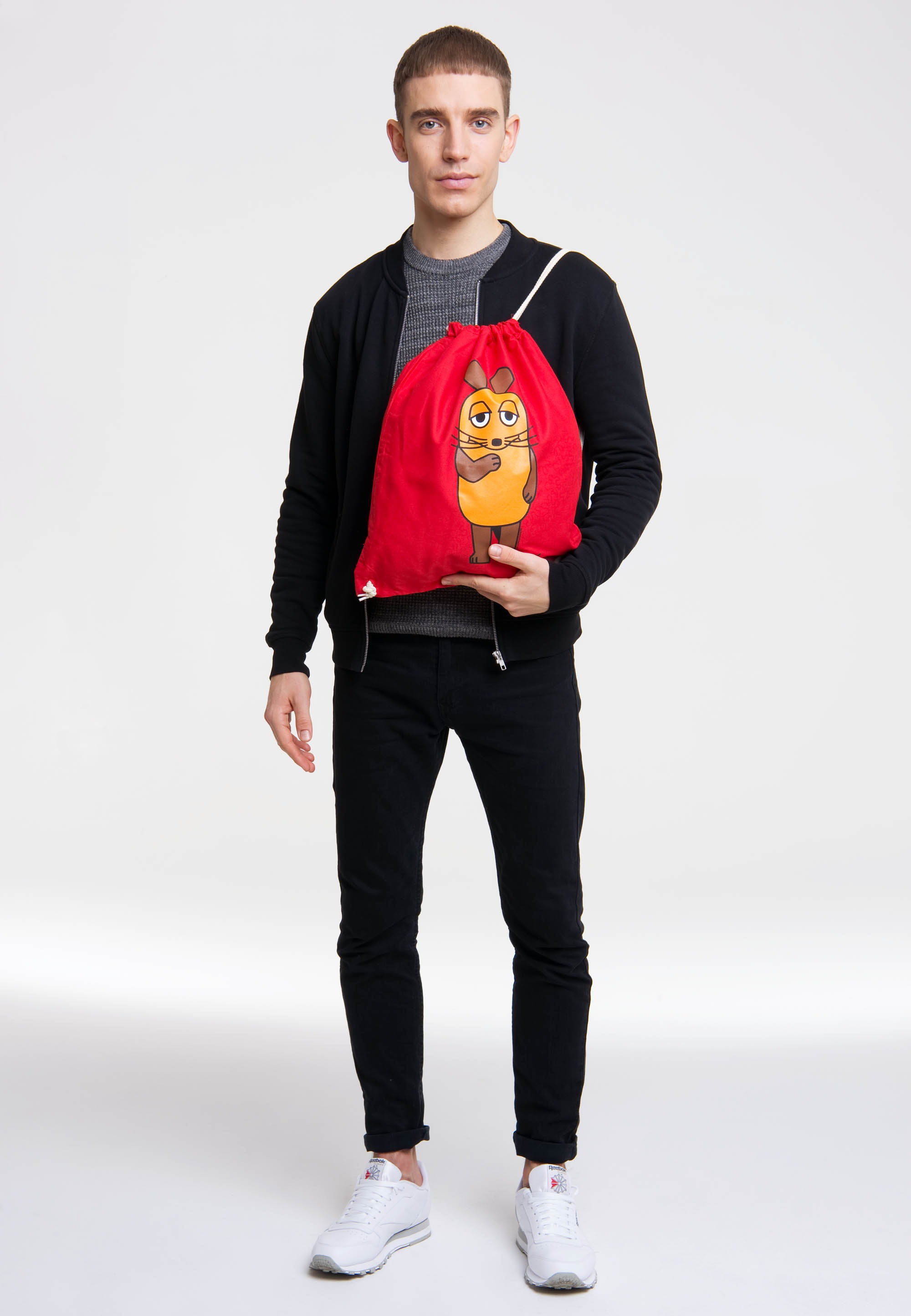 LOGOSHIRT Kulturbeutel "Turnbeutel Die Maus" mit schönem Printmotiv günstig online kaufen