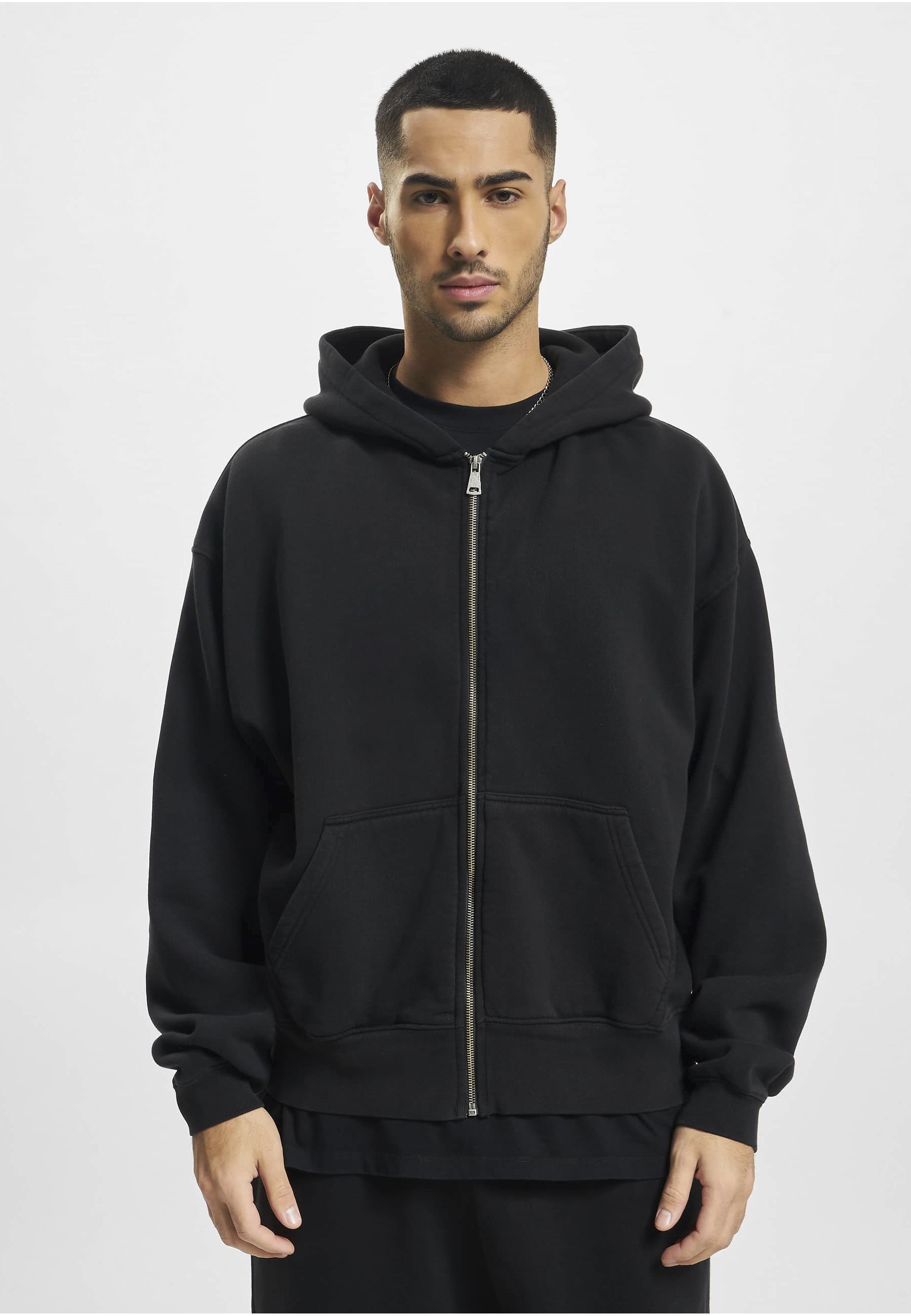 DEF Strickpullover "DEF Herren DEF Zip Hoody" 1 günstig online kaufen