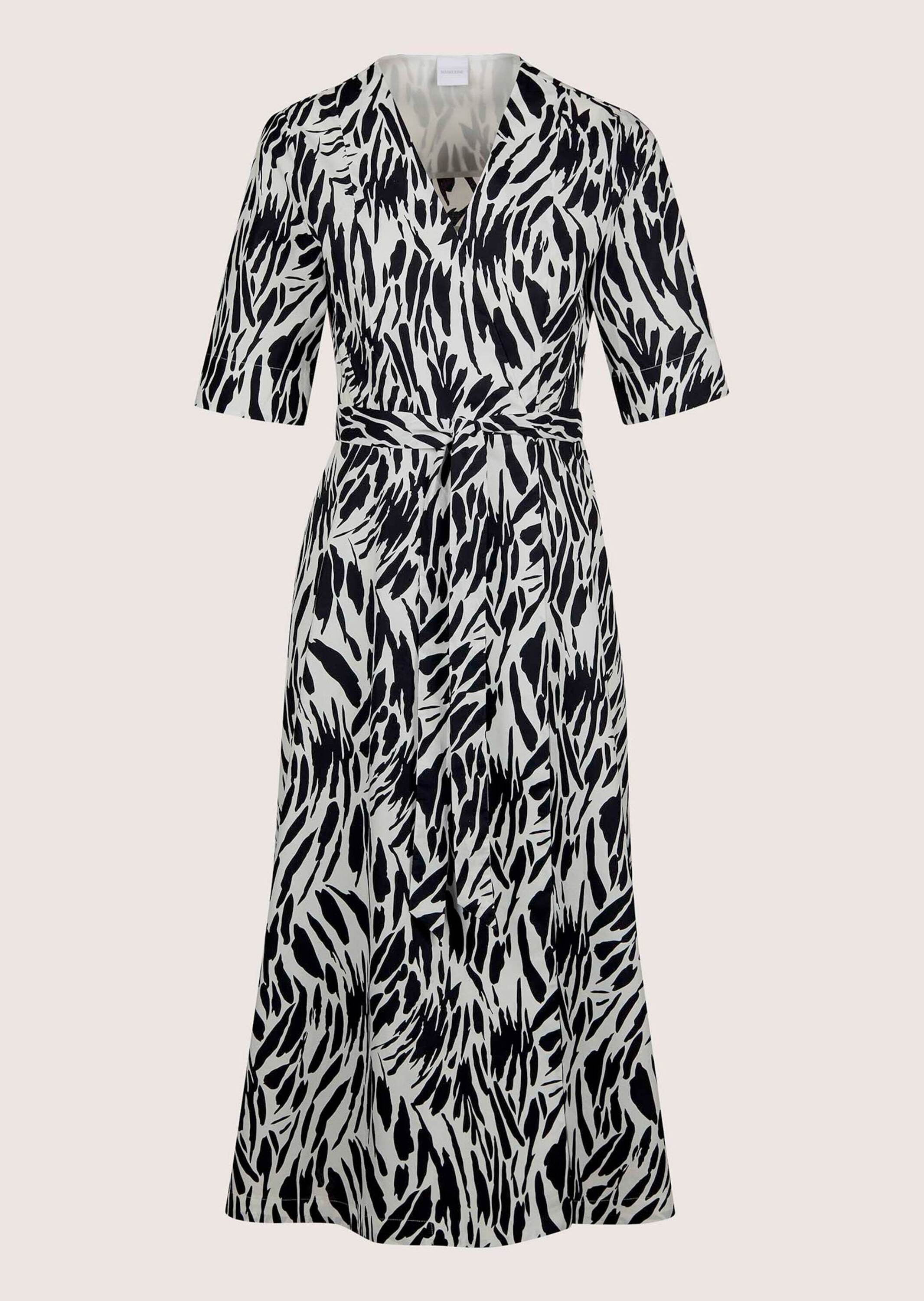 MADELEINE Midikleid "Wickelkleid Sommerkleid mit Gürtel, in Wickelform"