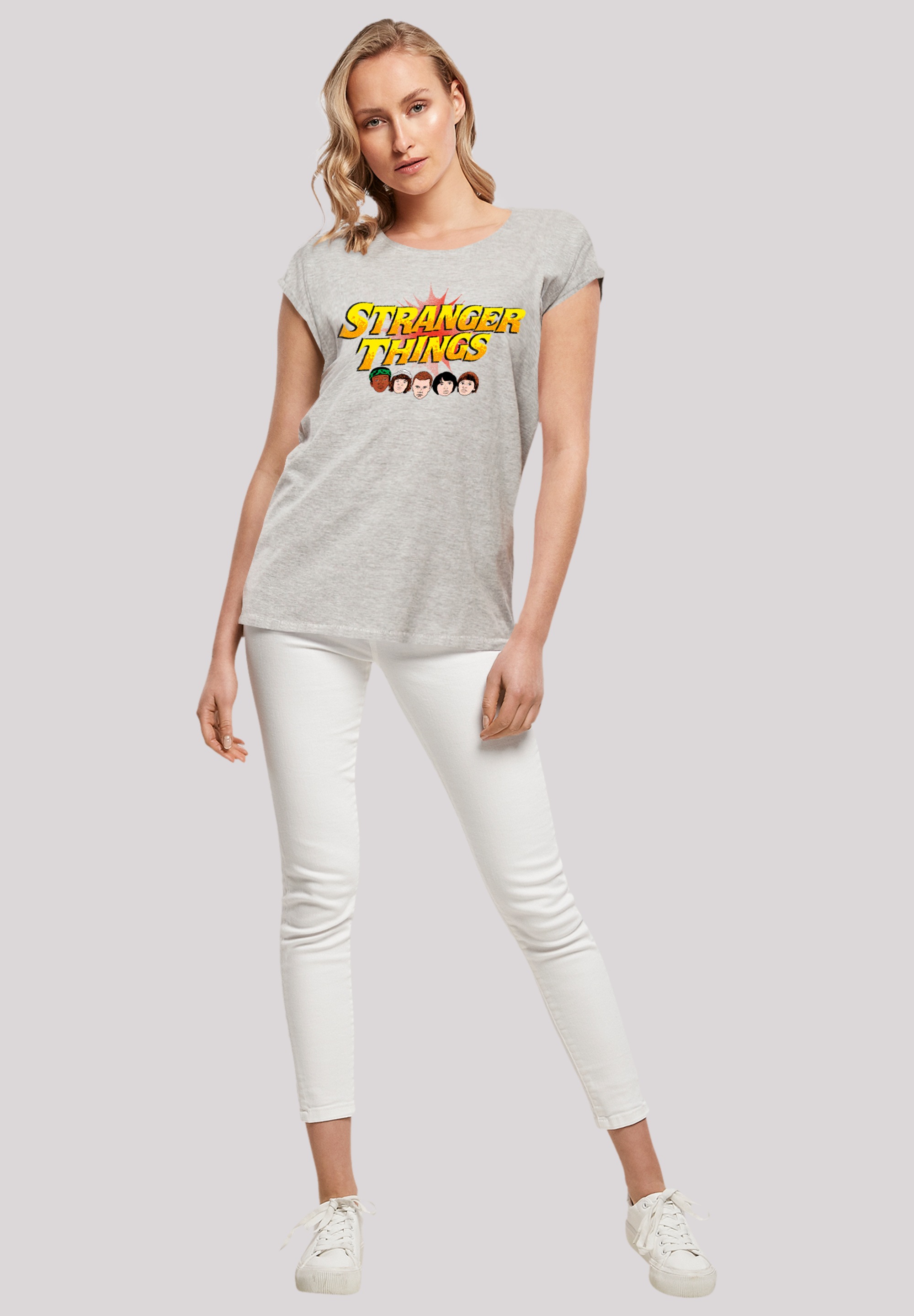 F4NT4STIC T-Shirt »Stranger Things Comic Heads« Premium Qualität