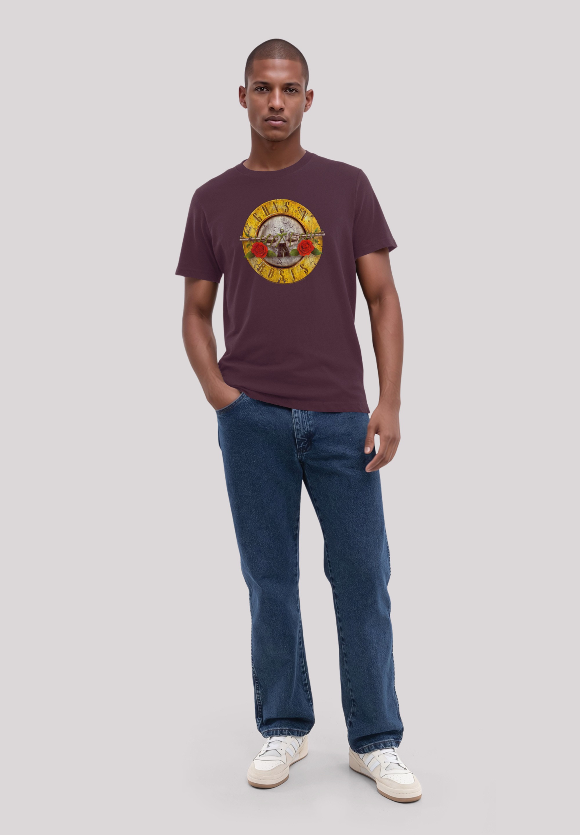 F4NT4STIC T-Shirt »Guns 'n' Roses Vintage Bullet Logo«, Premium Qualität Streetwear