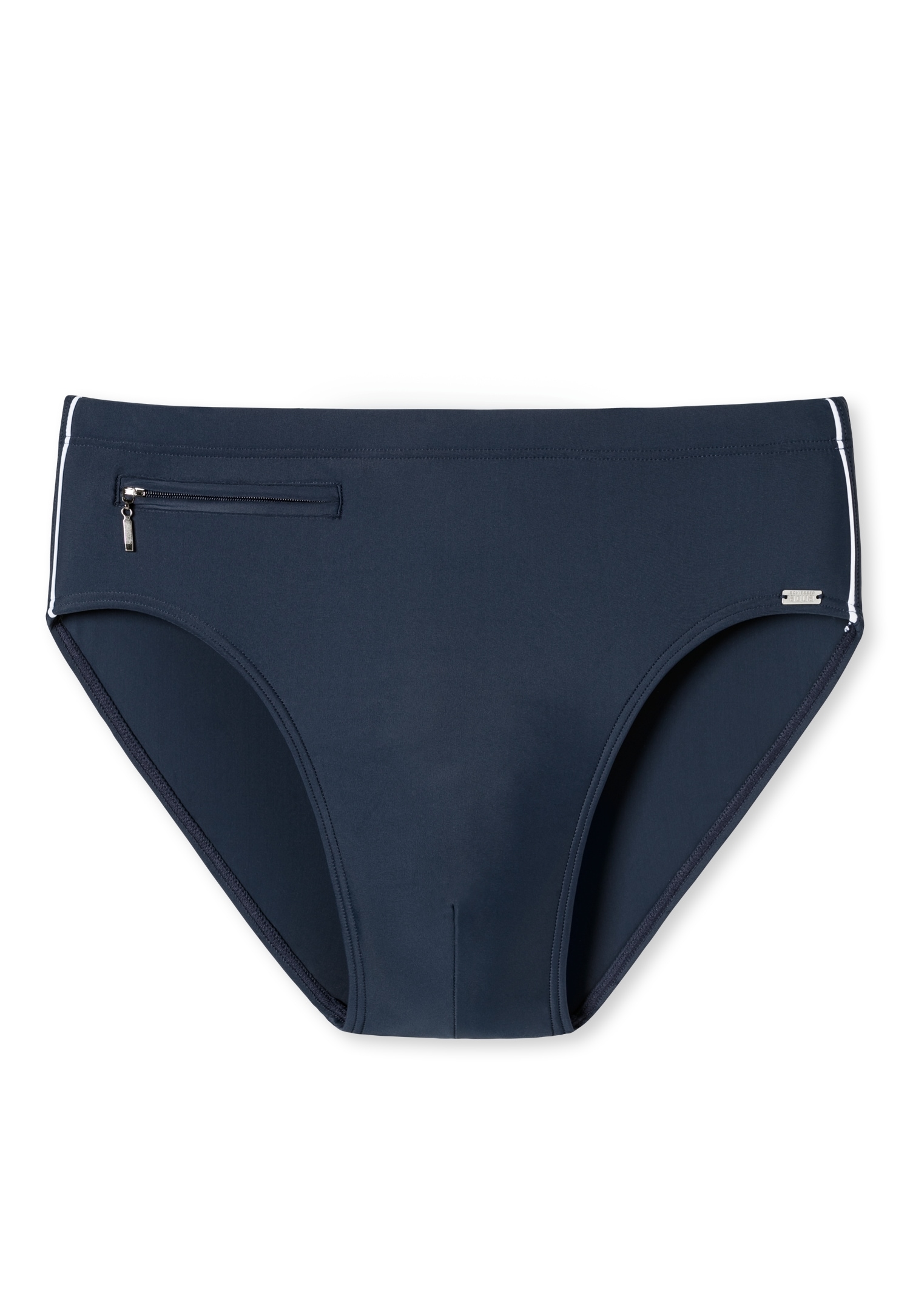 Schiesser Badeslip »"Nautical Casual"«, mit extra flacher Reißverschlusstasche