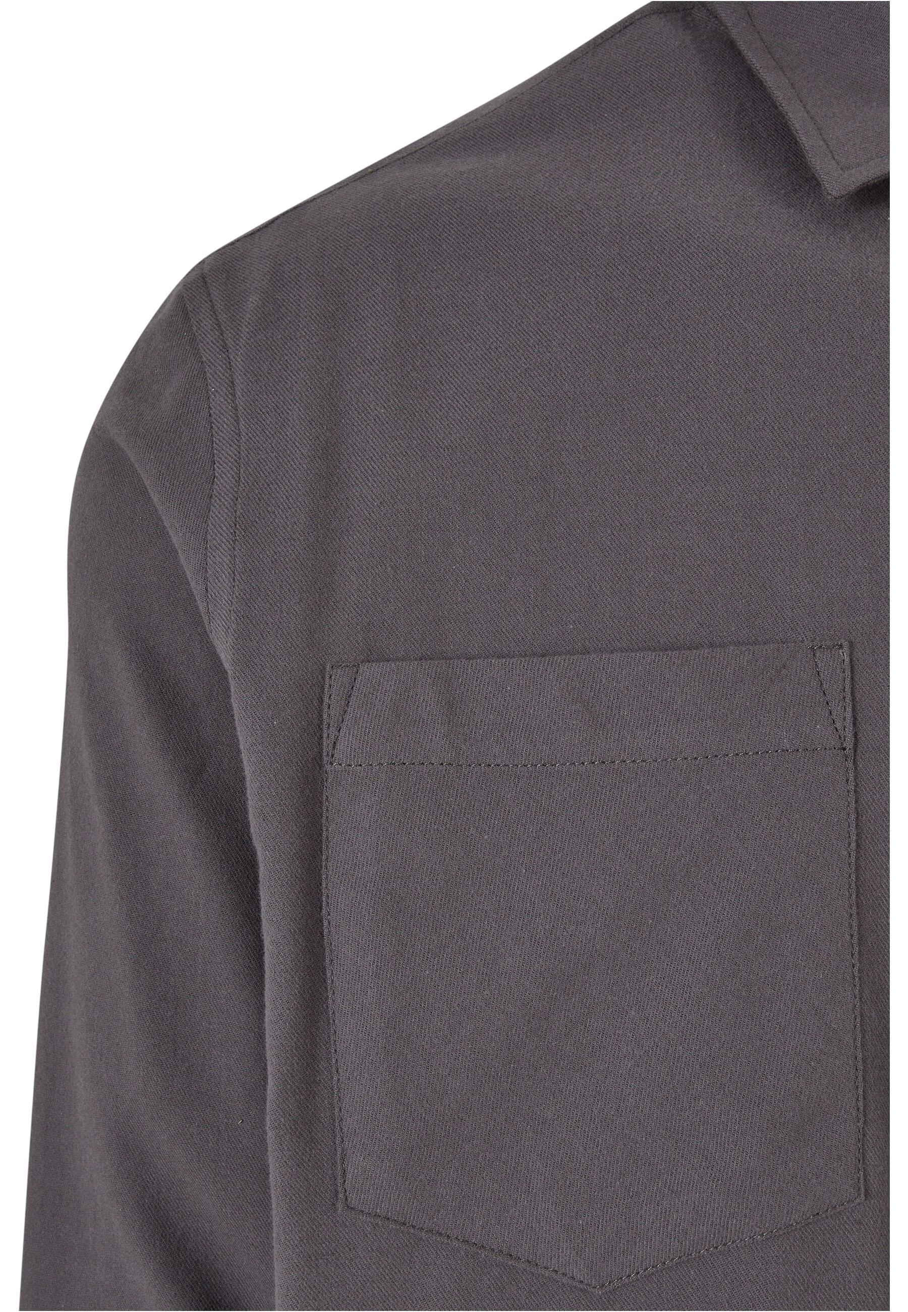 URBAN CLASSICS Langarm-Poloshirt »Urban Classics Herren Flanell Shirt« 1 Stk. tlg.