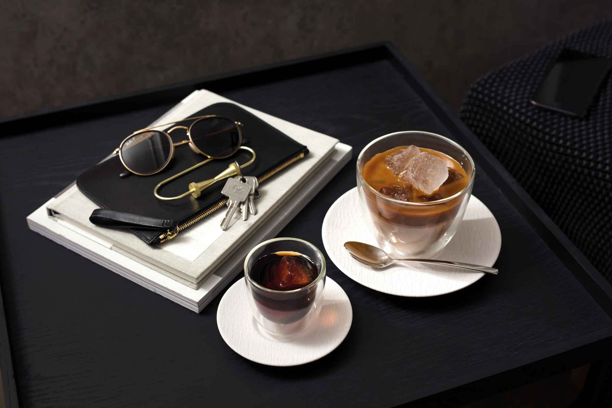 Thumbnail - Villeroy & Boch Thermoglas "Espressoglas mit Untertasse Manufacture Rock 70 ml weiß"