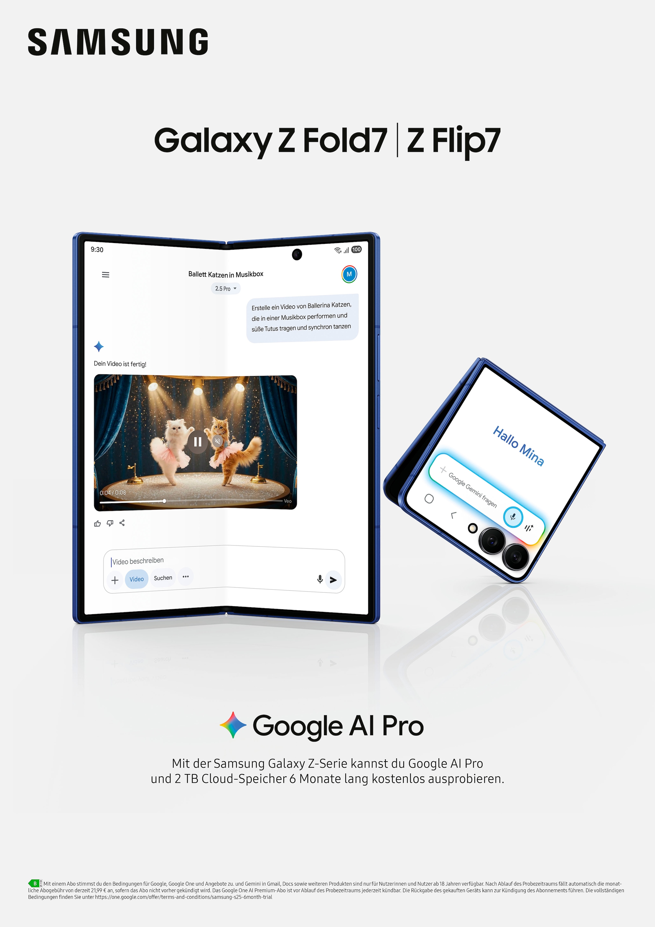Samsung Smartphone »Galaxy Z Fold7«, Blue Shadow