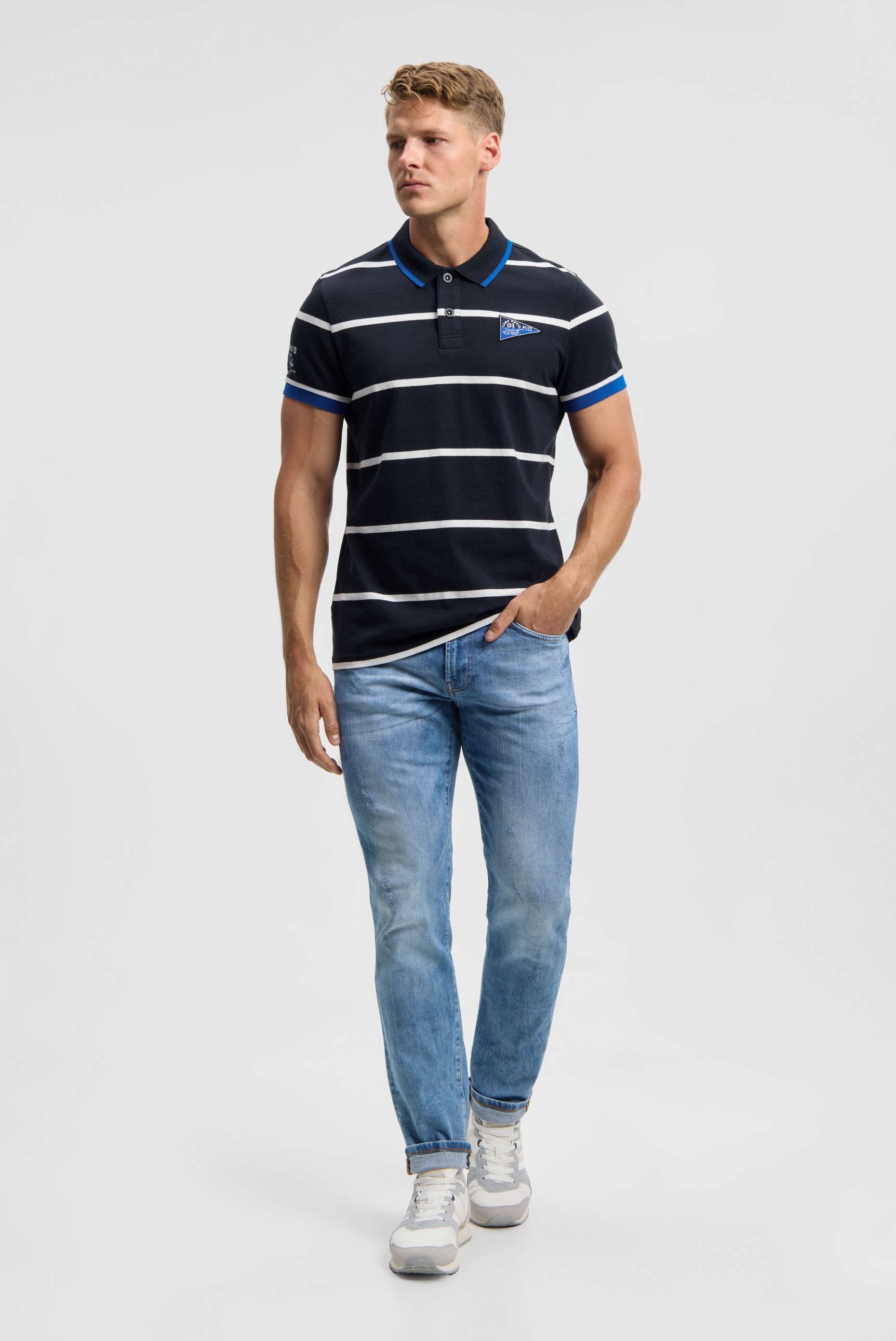 CAMP DAVID Poloshirt aus Baumwolle