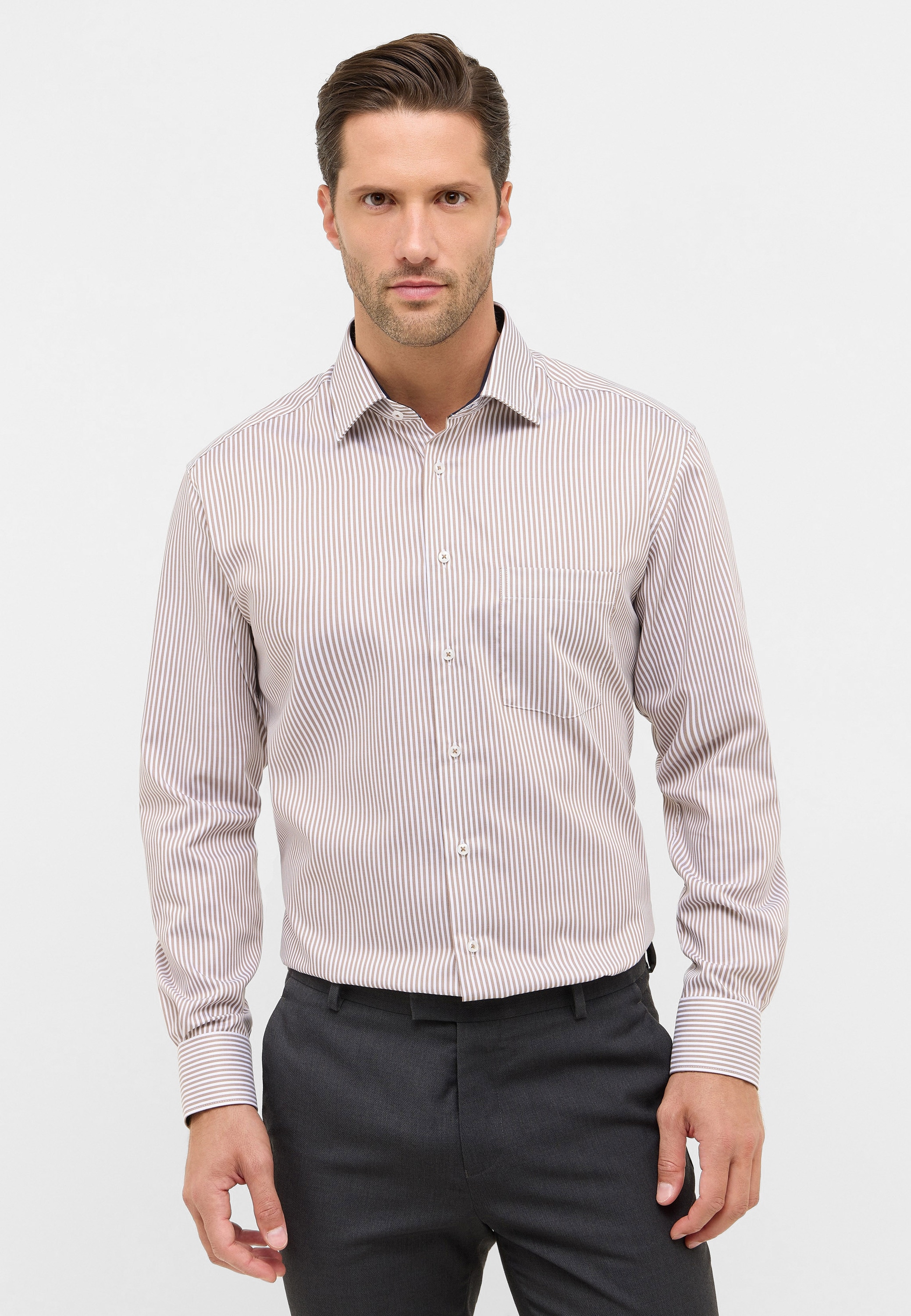 Eterna Langarmhemd "MODERN FIT" NON IRON (bügelfrei) günstig online kaufen