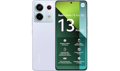 Smartphone »Redmi Note 13 Pro 5G 256Gb«, Aurora Purple, 16,94 cm/6,67 Zoll, 256 GB...