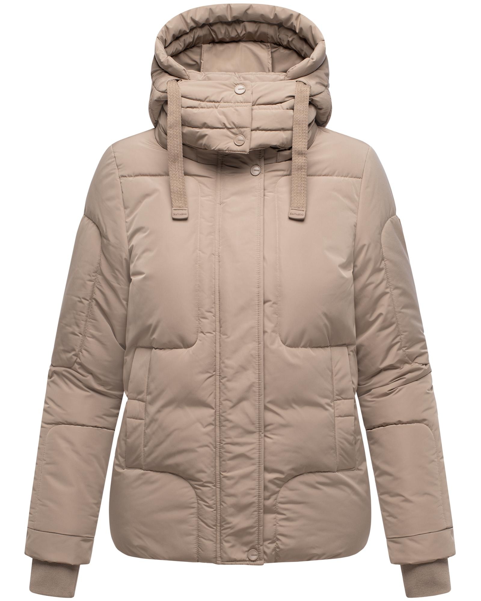 Navahoo Steppjacke "Zauberlicht 14" mit Kapuze Winterjacke mit abnehmbarer Kapuze und Fleece-Futter