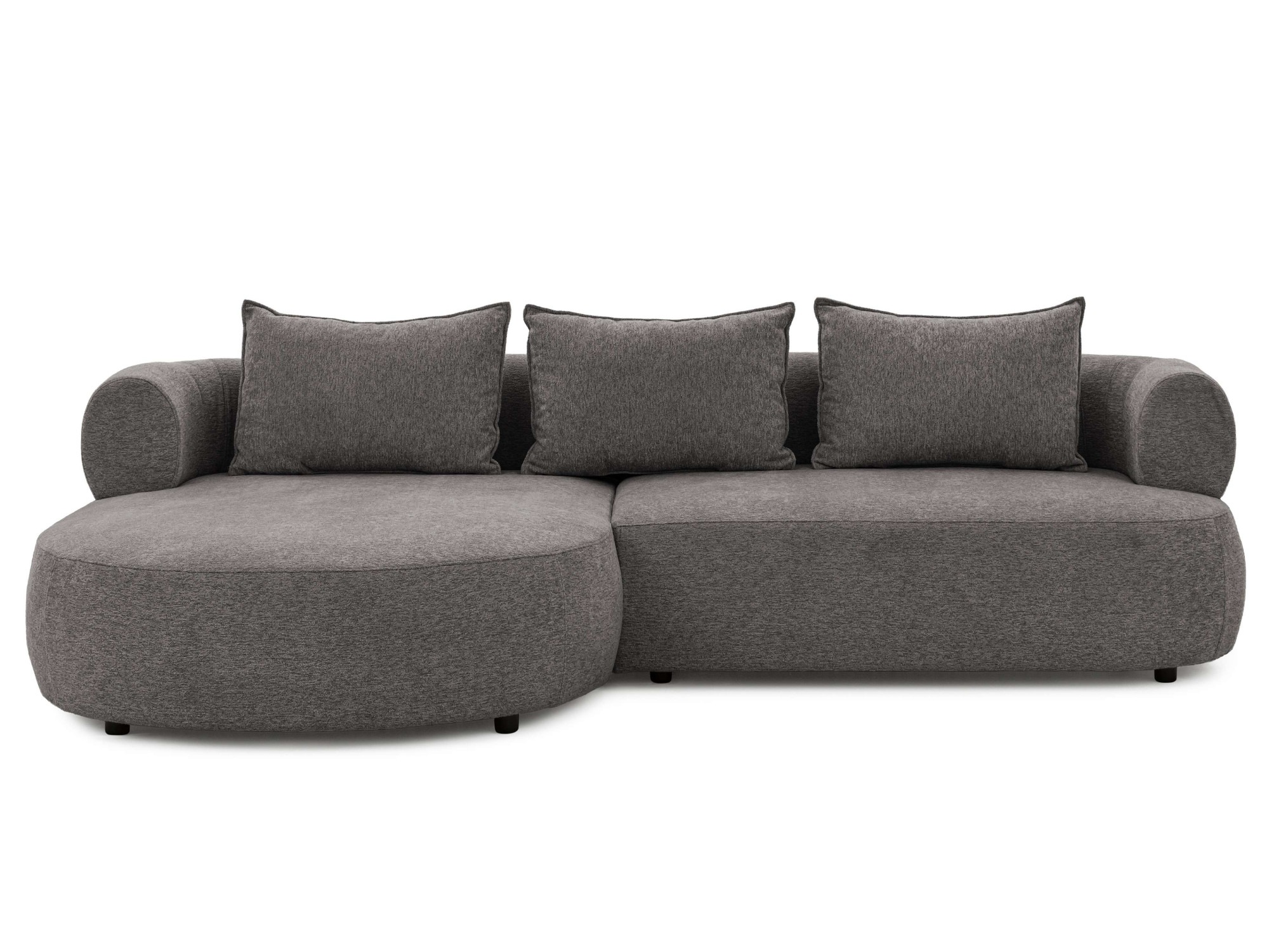 Home affaire Ecksofa "LUSSAC L-Form Design-Sofa mit Zierkissen, Maße B/T/H: günstig online kaufen
