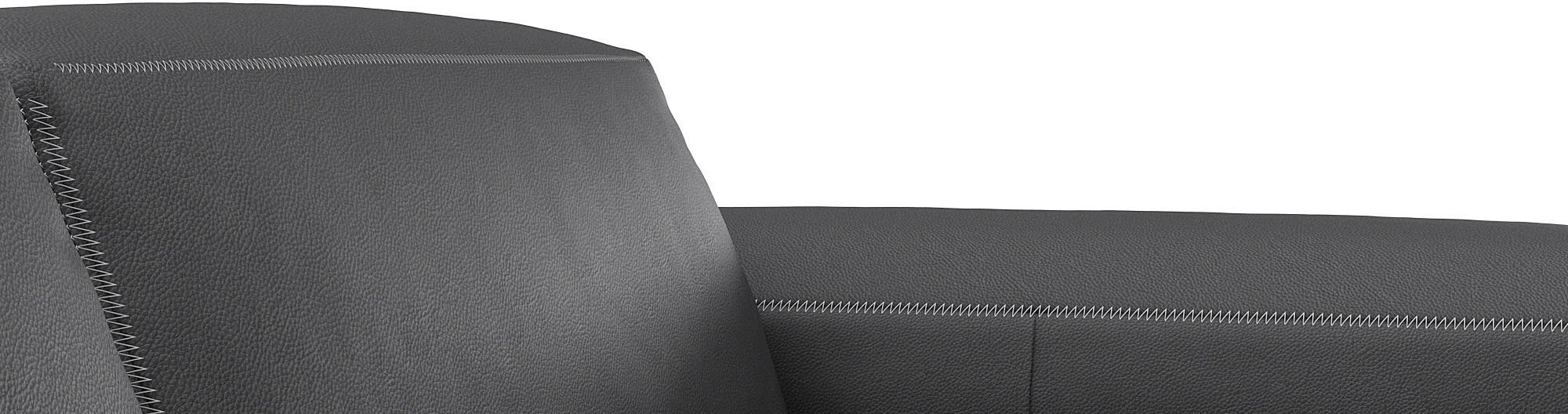 FLEXLUX Ecksofa »Lucera bequem und komfortabel durch hochwertigen Sitzaufbau, L.Form«, modern & anschmiegsam, Kaltschaum, Stahl-Wellenunterfederung
