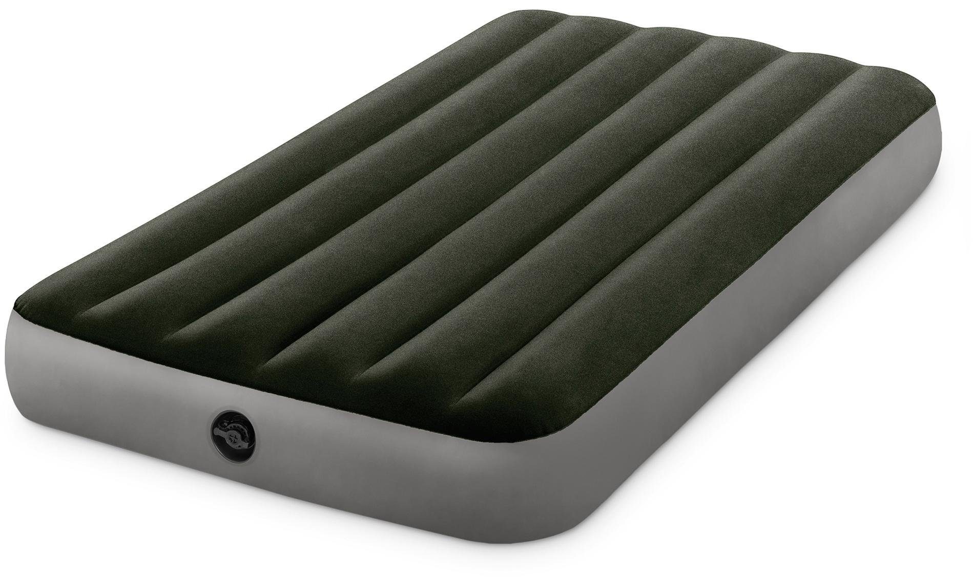 INTEX Luftbett "Dura-Beam DOWNY Airbed", B/H/L: 99cm x 25cm x 191cm, grau, Luftbetten