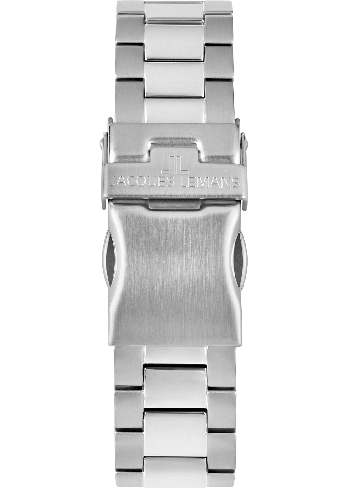 Jacques Lemans Quarzuhr »Liverpool«, Armbanduhr, Herrenuhr, Edelstahlarmband, analog, Tag, Stoppfunktion
