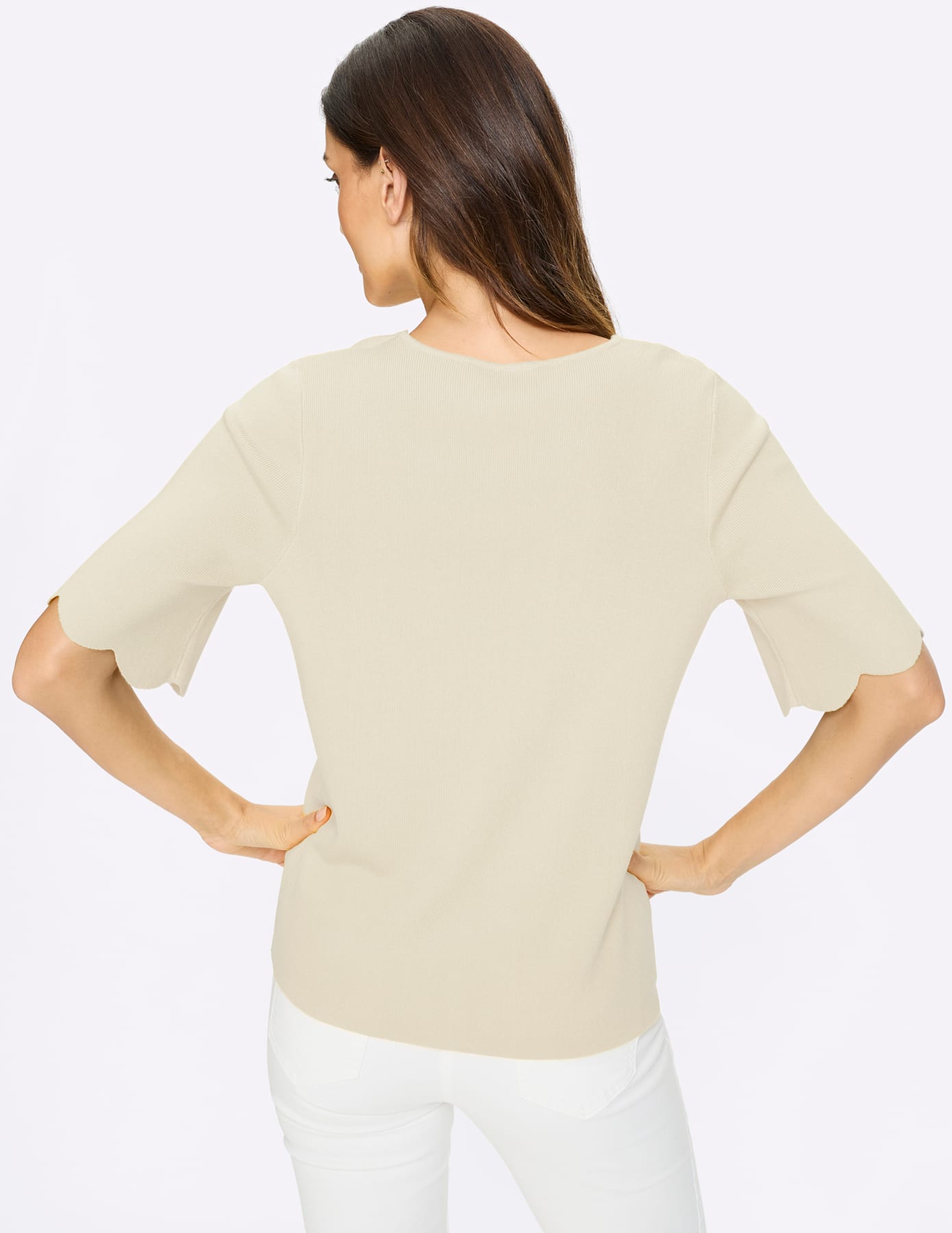 Thumbnail - heine Kurzarmpullover "Pullover"