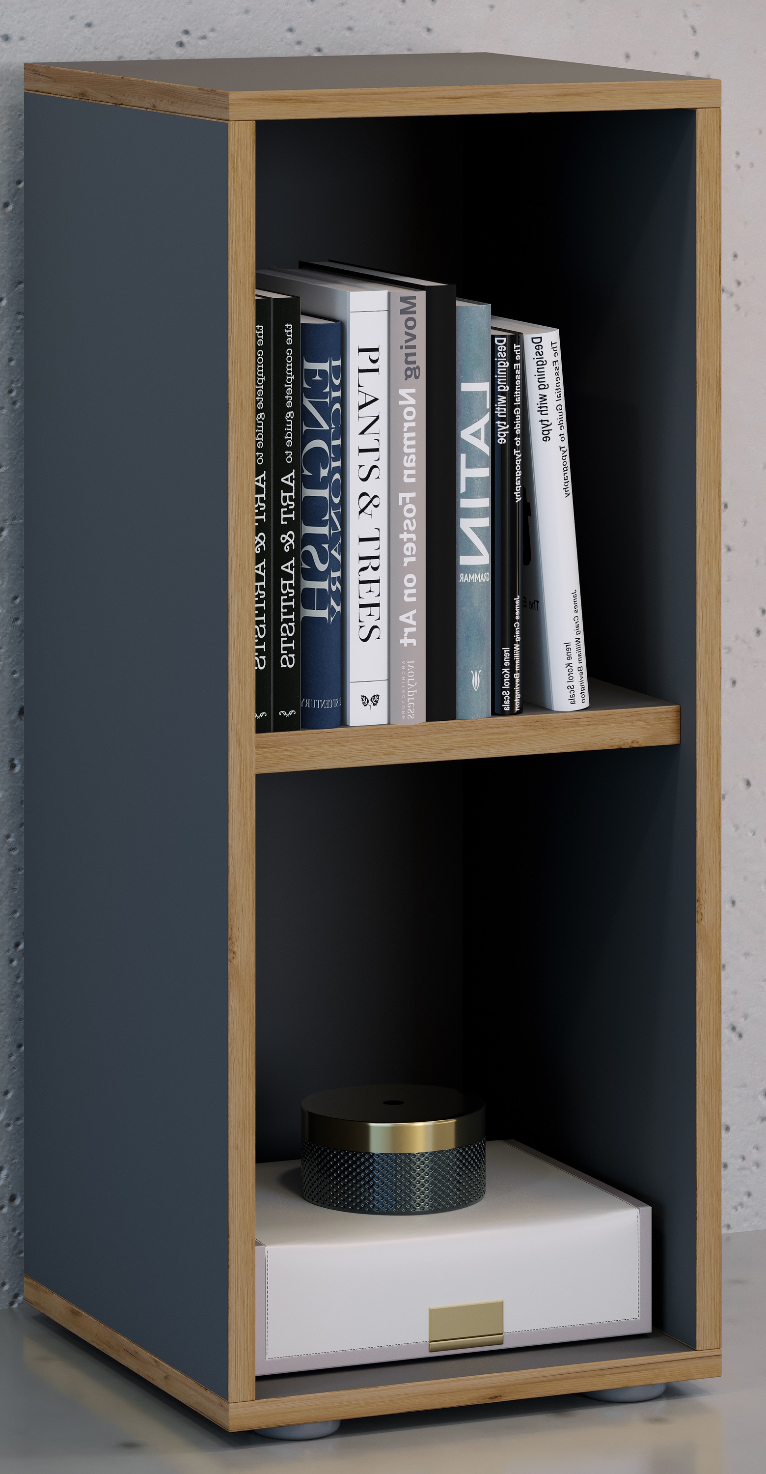VCM Bücherregal »Holz Büro Regal Bücher Ordner Aktenregal Salia 2f«