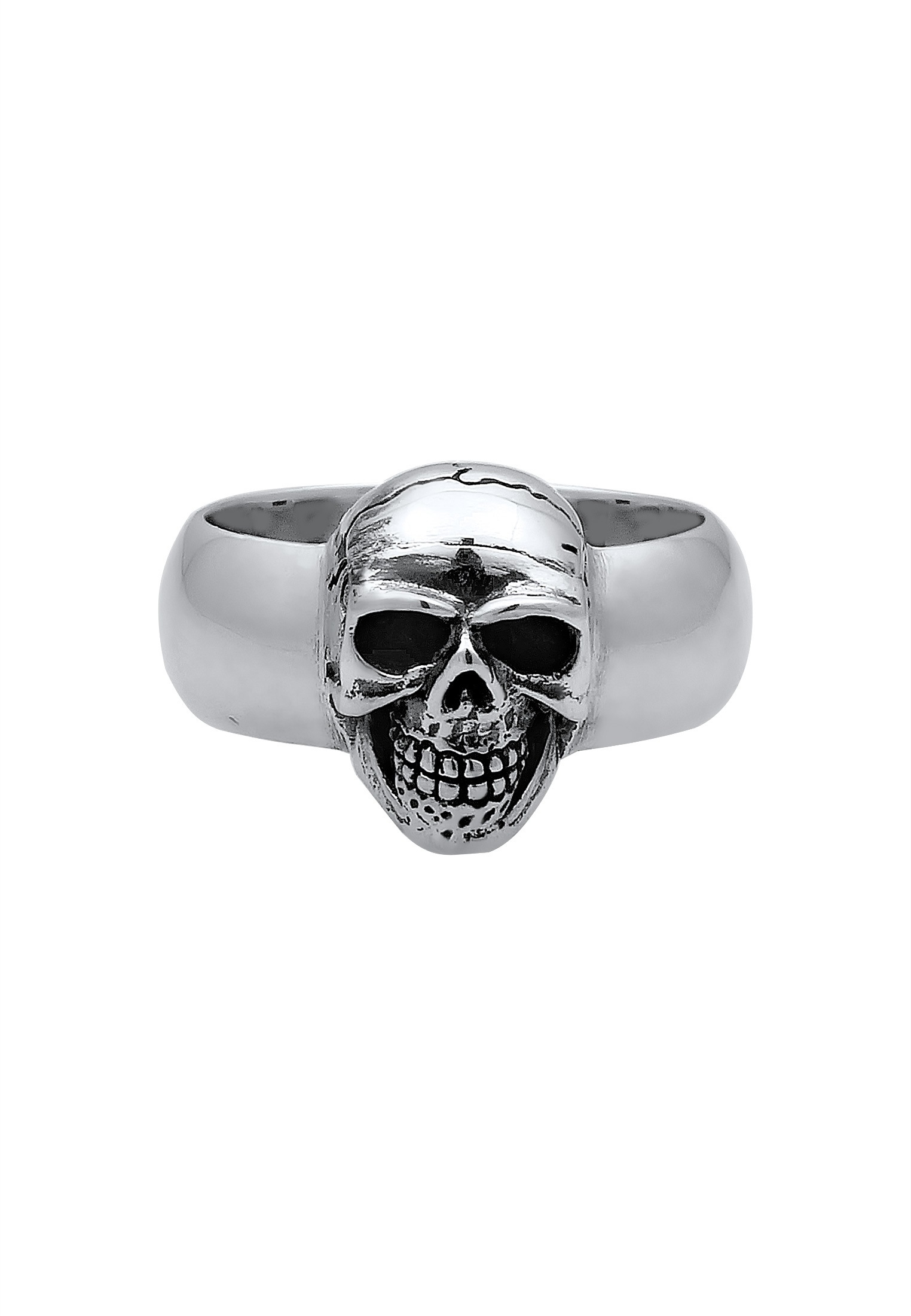 Kuzzoi Siegelring »Herren Siegelring Totenkopf 925er Silber« online kaufen  | BAUR