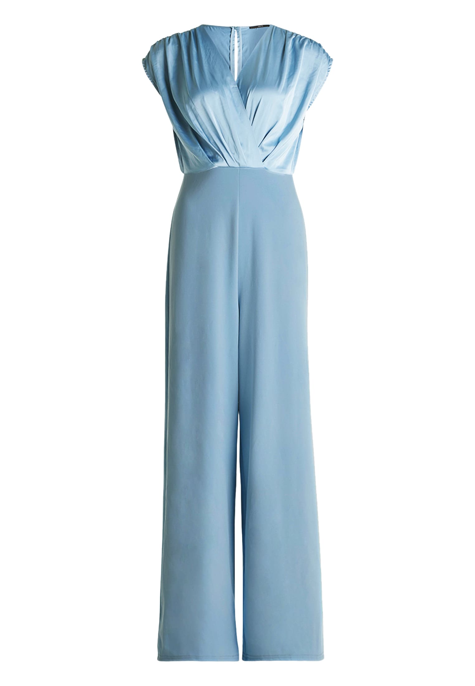 Zero Overall »zero Jumpsuit im Materialmix«, (1 tlg.), Wickeldesign