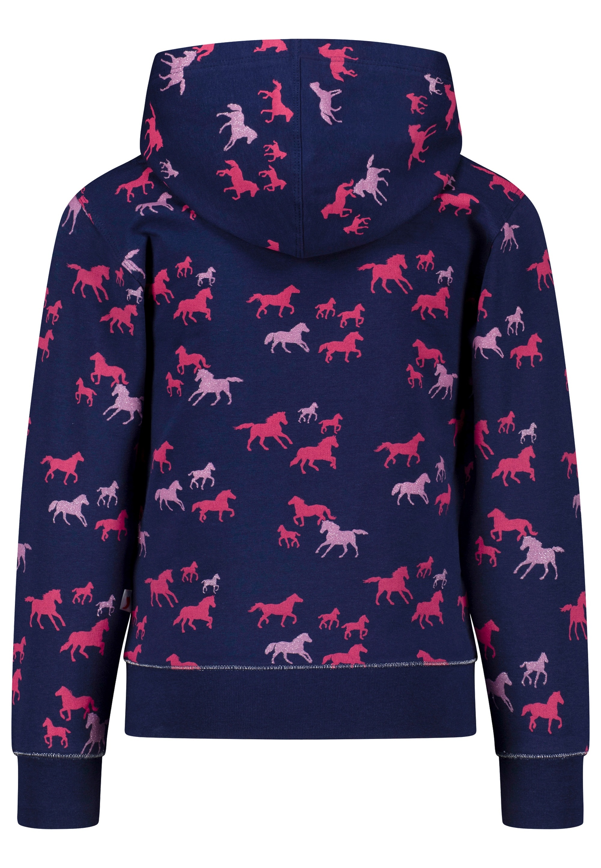 SALT AND PEPPER Kapuzensweatshirt »AOP glitter Horse«, mit kuscheliger Innenseite