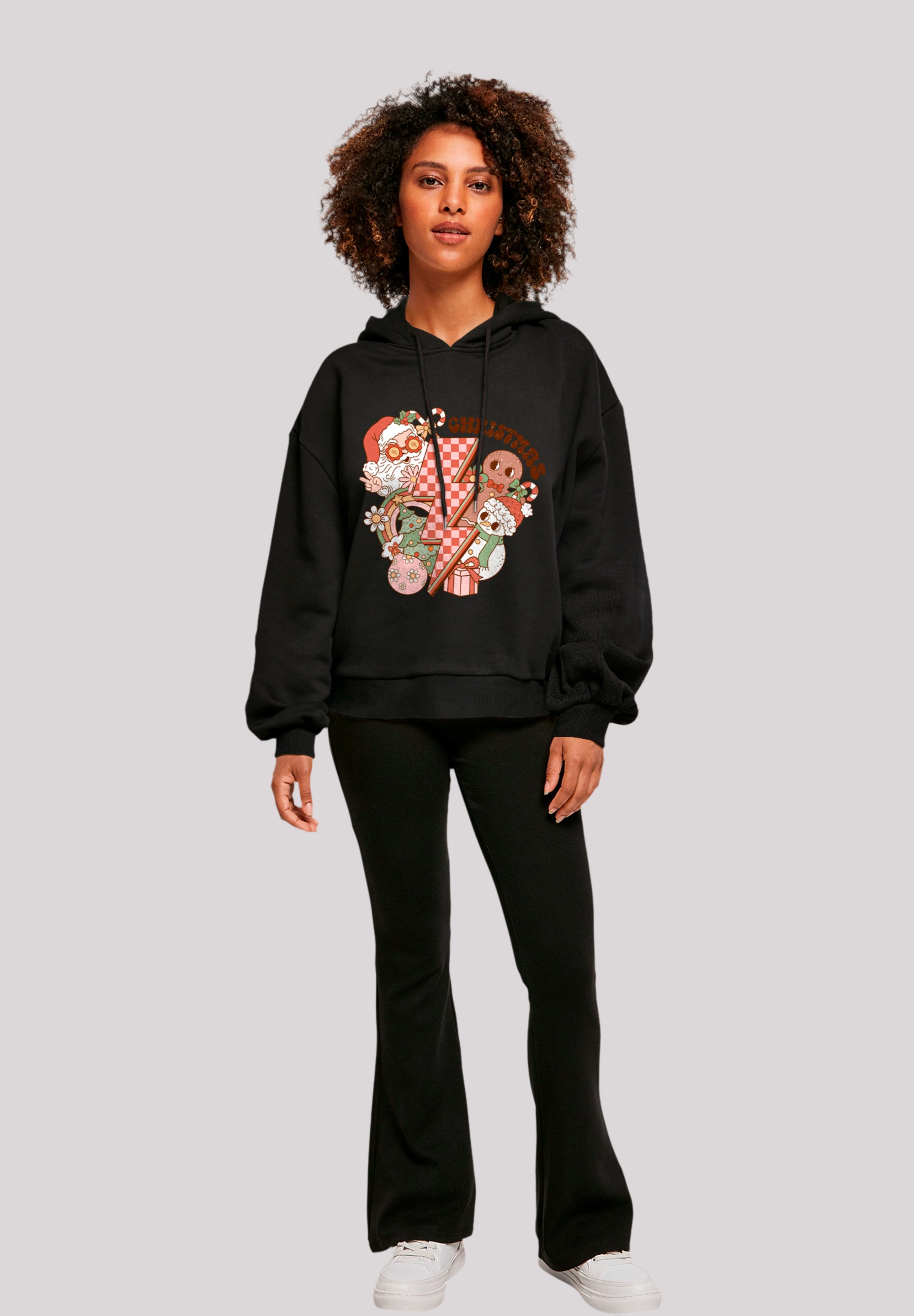 F4NT4STIC Kapuzenpullover »Groovy Weihnachten Flash Cozy Vibes«, Premium Qualität, Christmas Collection