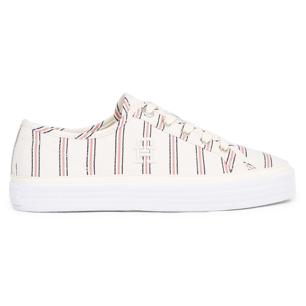 Tommy Hilfiger Plateausneaker »VULC CANVAS SNEAKER SHIRTING«