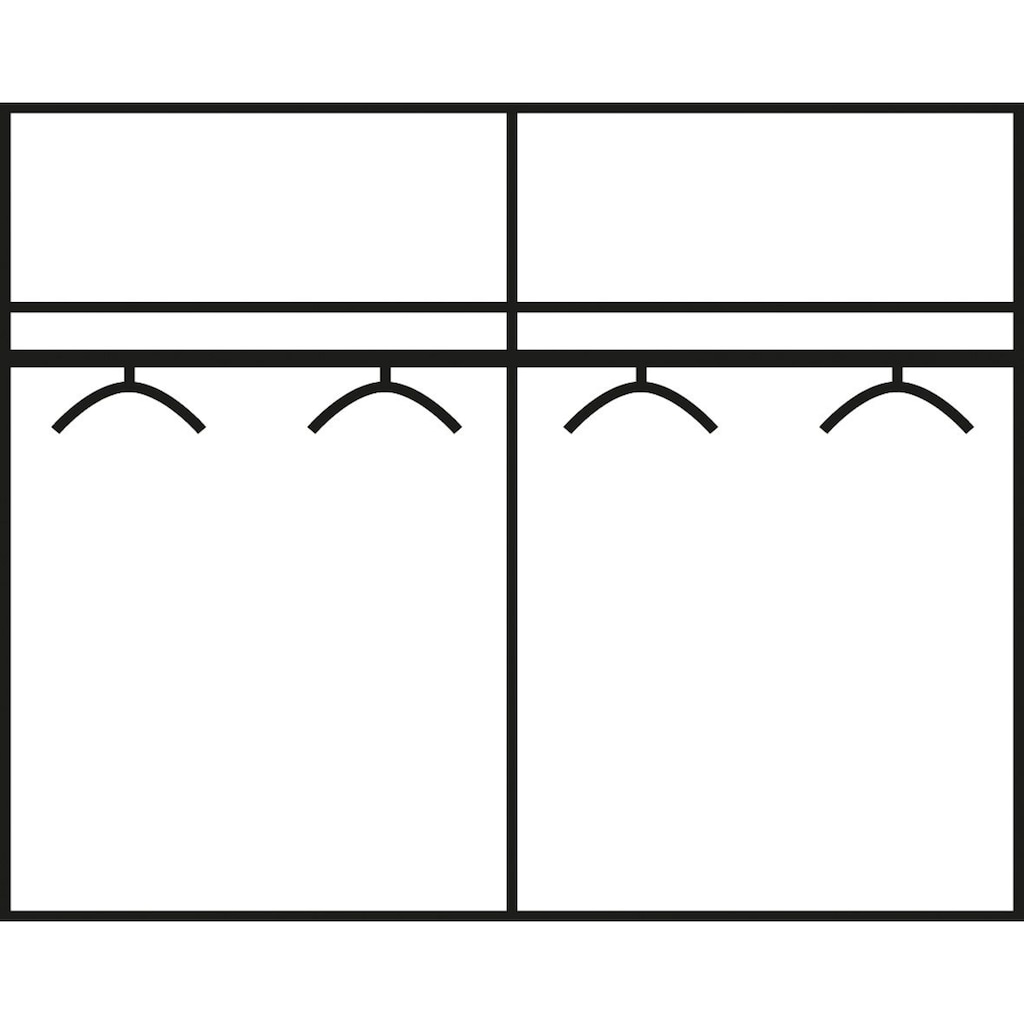 rauch Schlafzimmer-Set »Tarragona«, (Set, 4 St.), Schwebetürenschrank in 3 Breiten, Bett in 2 Größen und 2 Nachttische