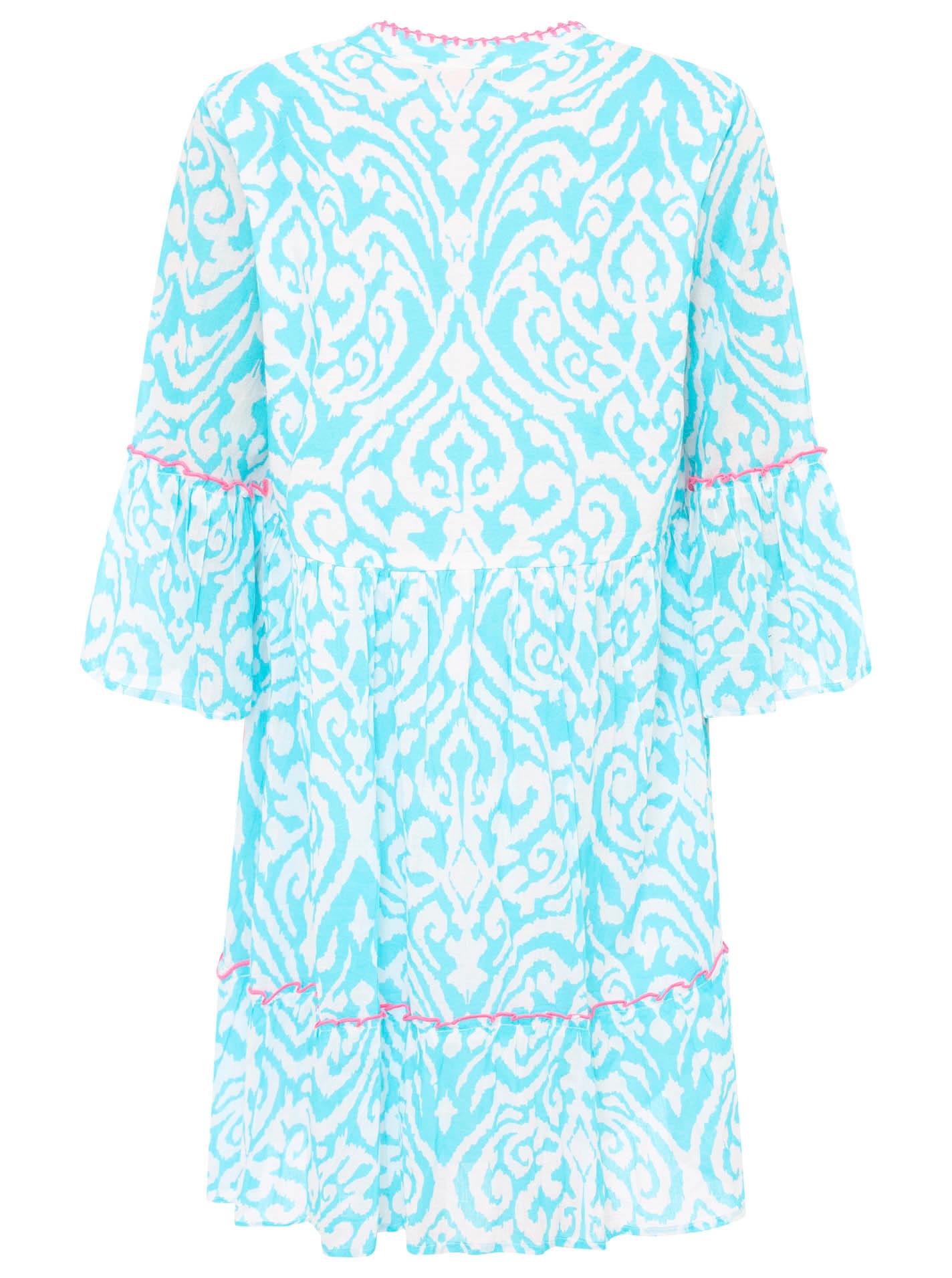 Zwillingsherz Sommerkleid "Kleid "Ornamente"" Eingrifftaschen mit Tasseln, günstig online kaufen