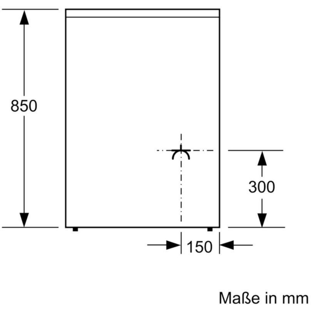 BOSCH Elektro-Standherd »HKR39C250«, 4, HKR39C250, mit 2-fach-Teleskopauszug, ecoClean Direct