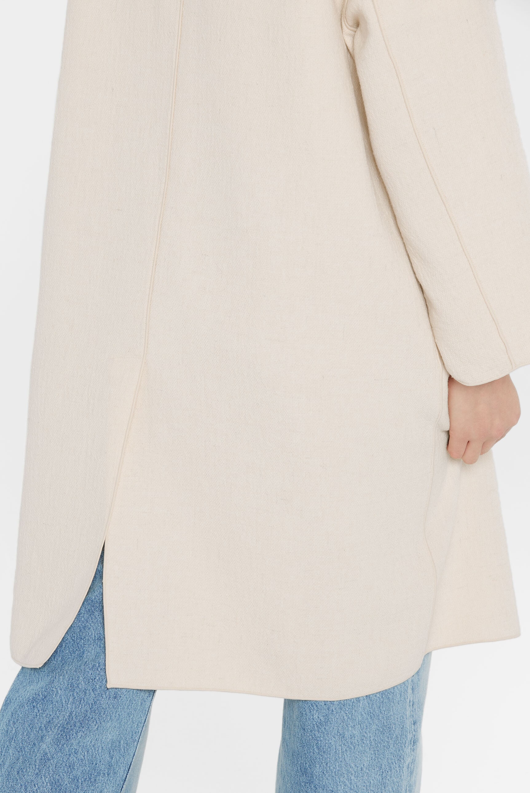 SENSES.THE LABEL Langjacke, ohne Kapuze, mit langem Gehschlitz