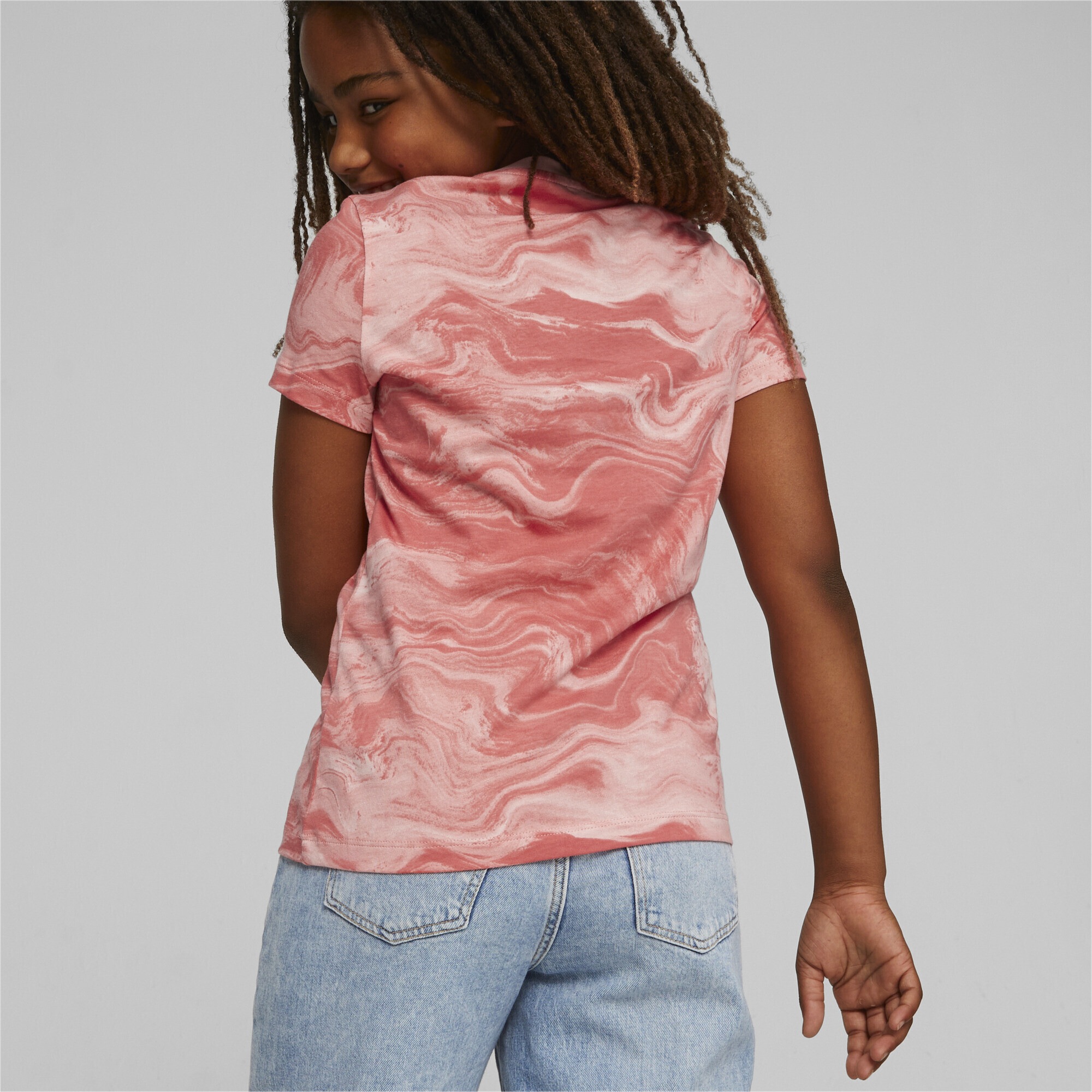 bestellen Mädchen« PUMA BAUR »ESS+ T-Shirt | MARBLEIZED T-Shirt