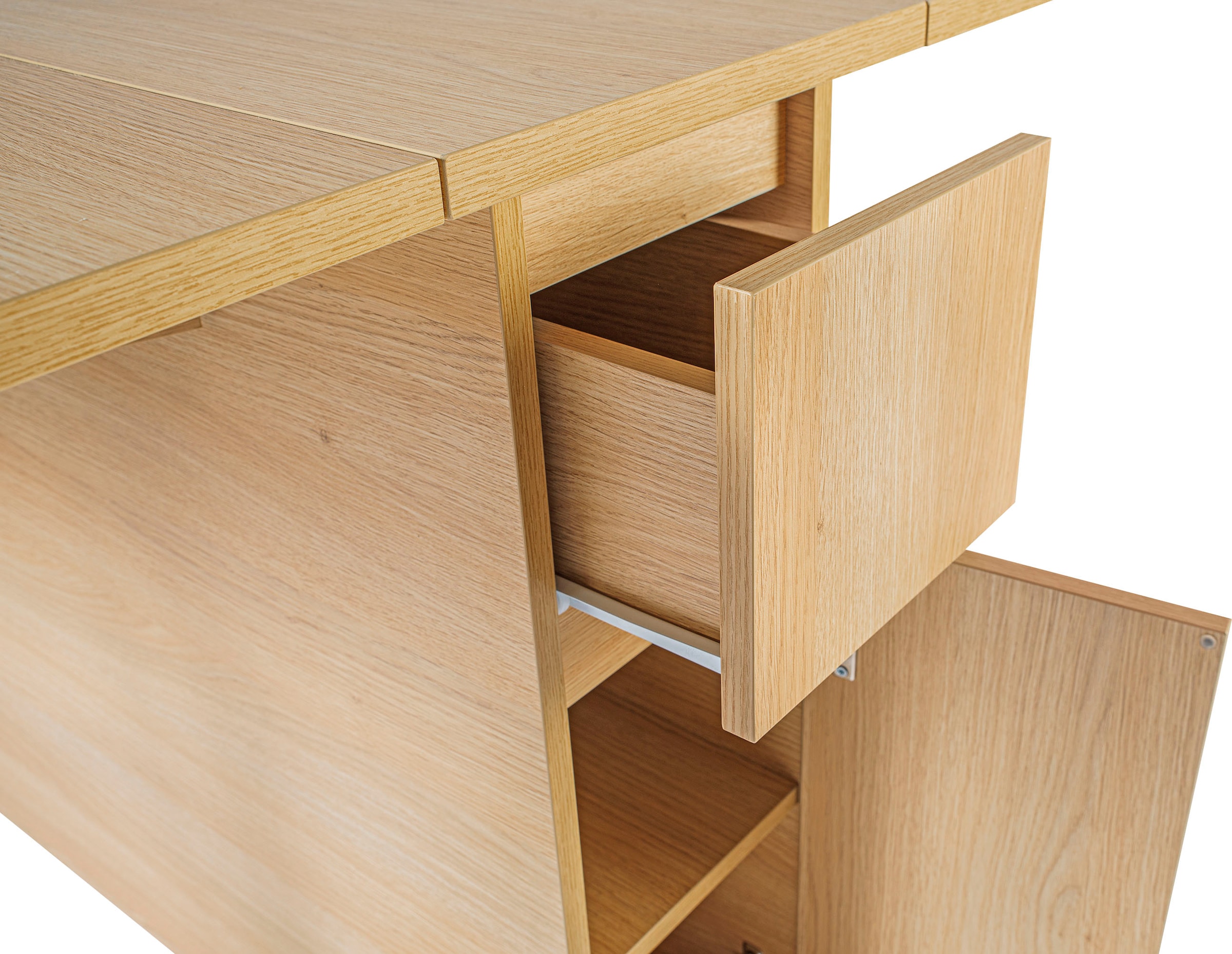 Woodman Esstisch »Jasper«, mit einer rechteckigen Tischplatte und Auszugsfunktion, Breite 90 cm