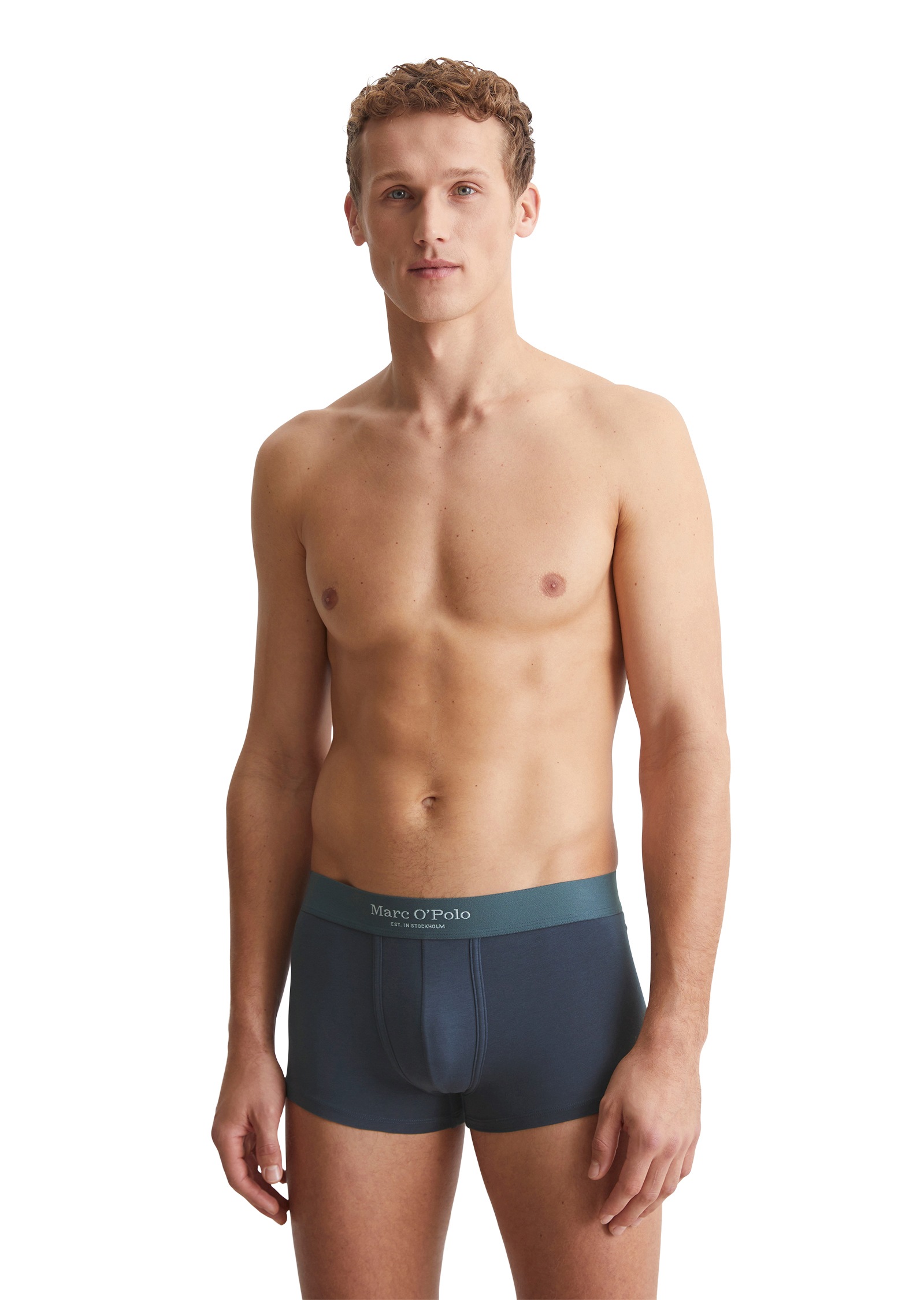 Marc O'Polo Trunk »Essentials«, (3er Pack), mit Webbund mit Logo-Schriftzug