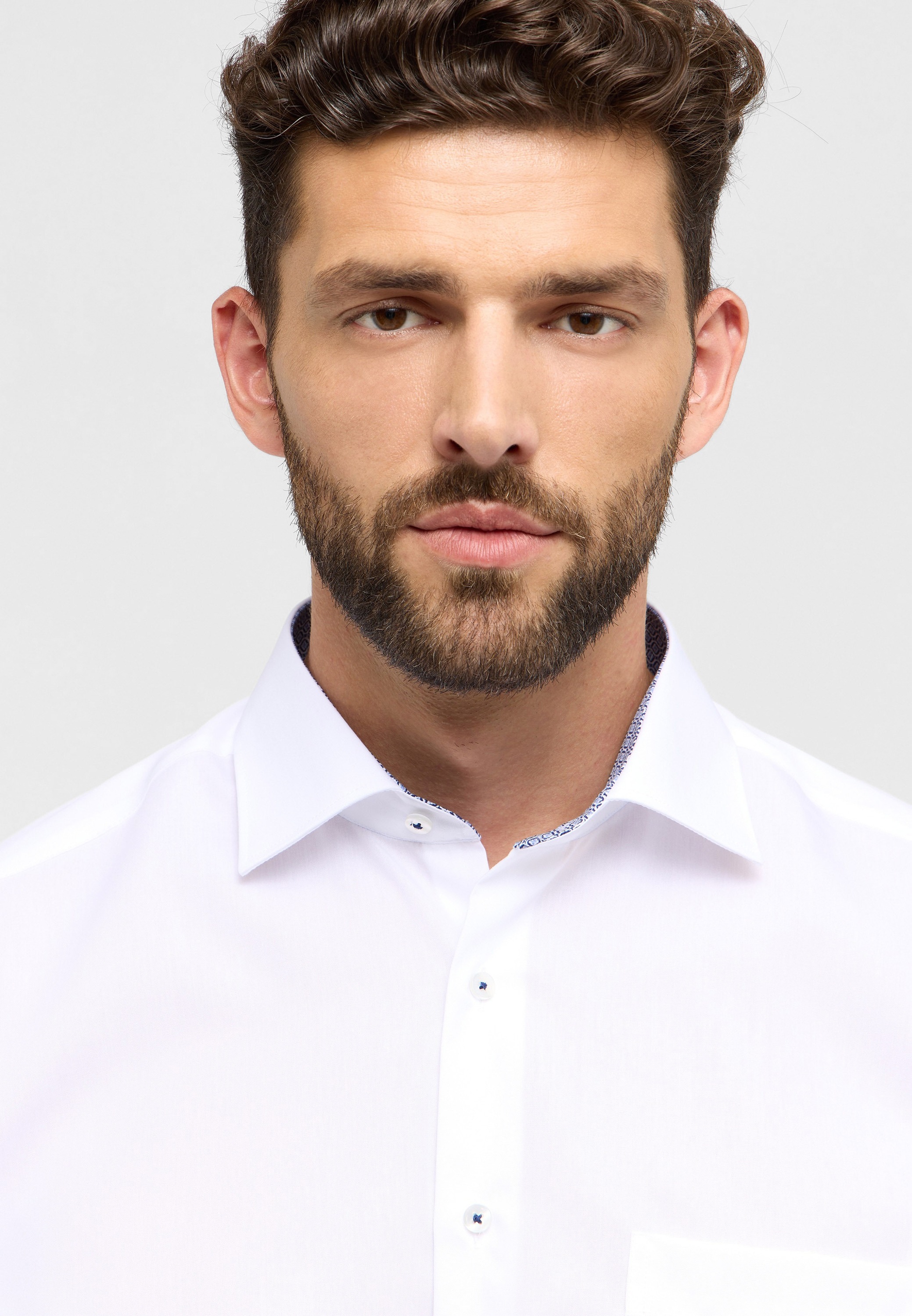 Eterna Langarmhemd »MODERN FIT«, NON IRON (bügelfrei)