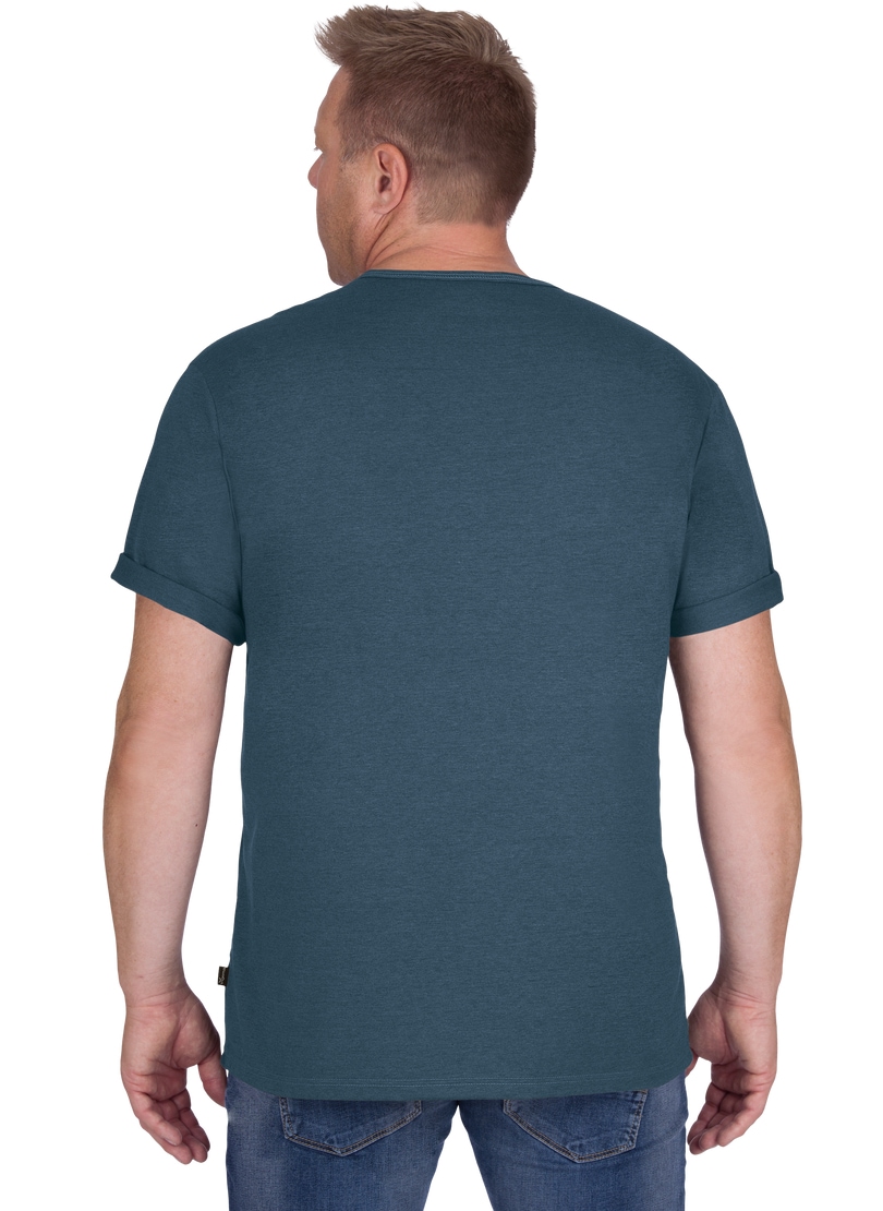 Trigema T-Shirt »TRIGEMA T-Shirt mit Knopfleiste DELUXE Baumwolle«, (1 tlg.)