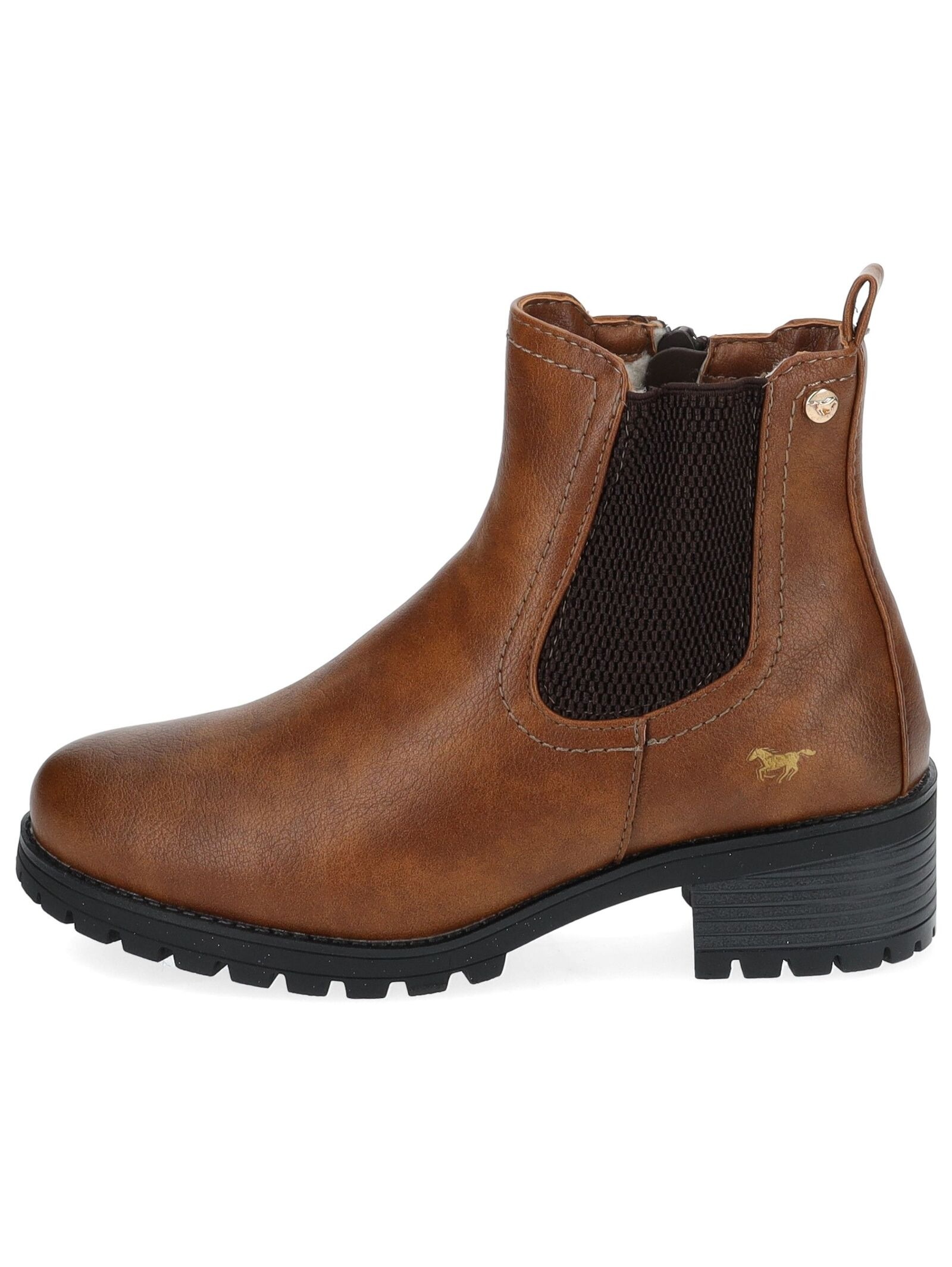 Mustang Shoes Stiefelette "Mustang Shoes Stiefelette Lederimitat/Textil" günstig online kaufen