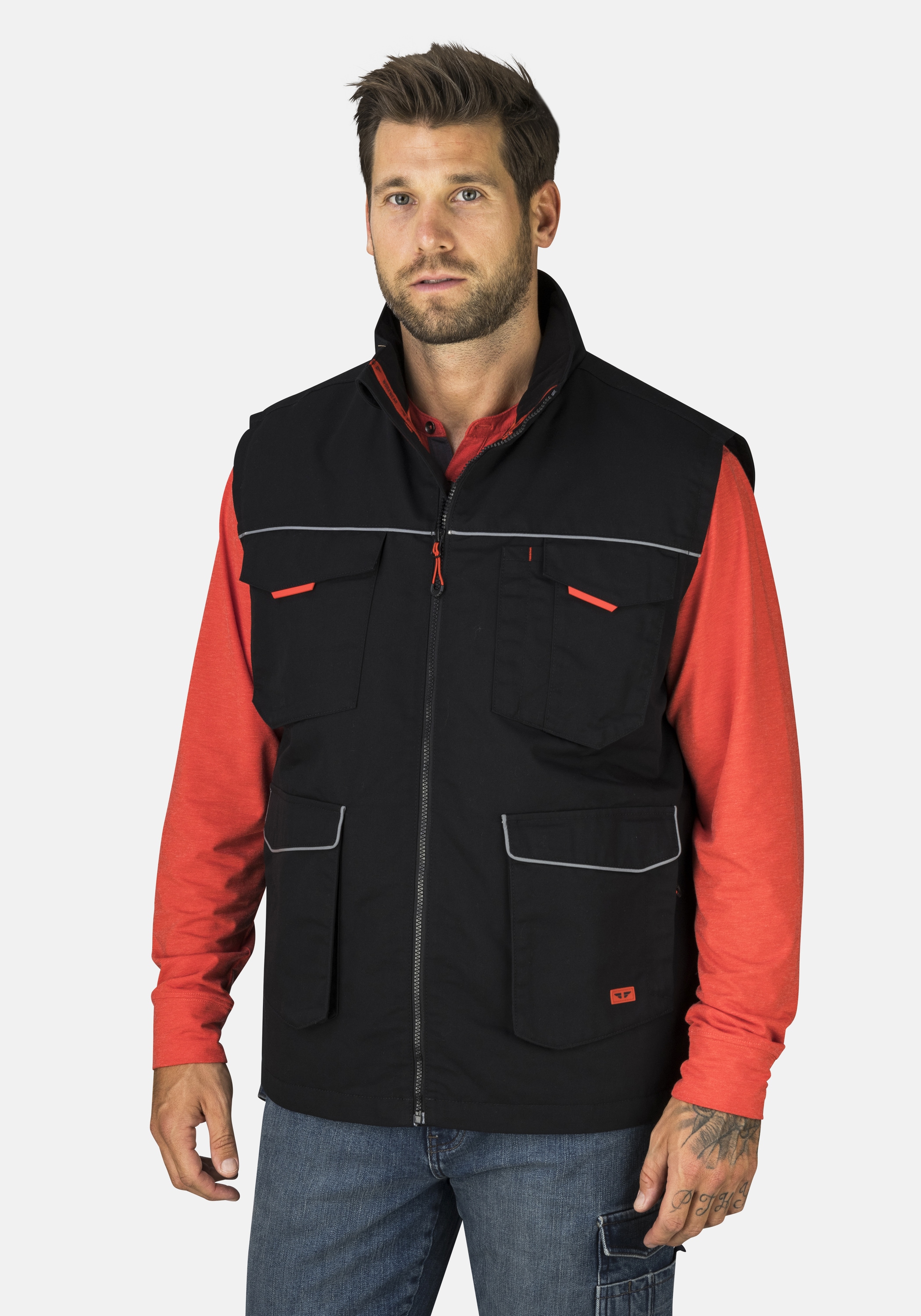 HERO by John Medoox "Pro Workwear Arbeits-Cargoweste Outdoor" Arbeits-Cargoweste Outdoor Funktionsqualitätfür Herren