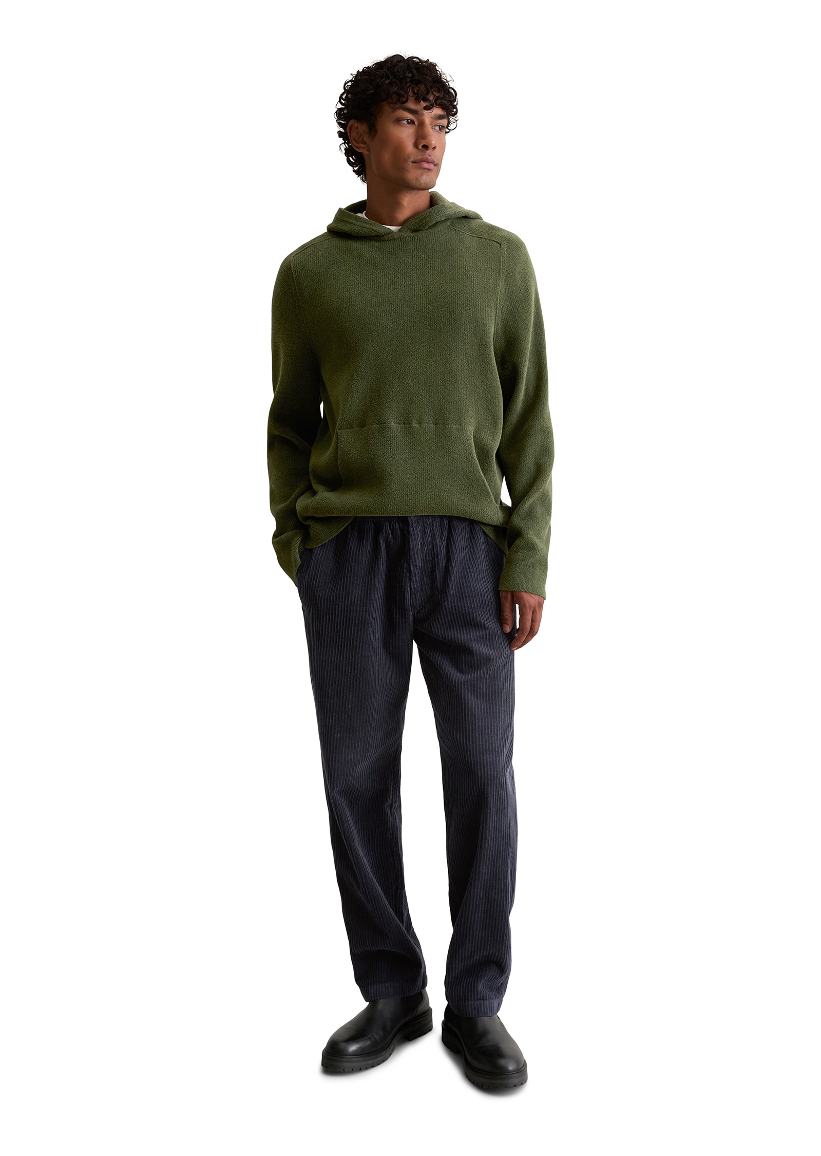 Marc O'Polo DENIM Rundhalspullover »aus weichem Chenille«