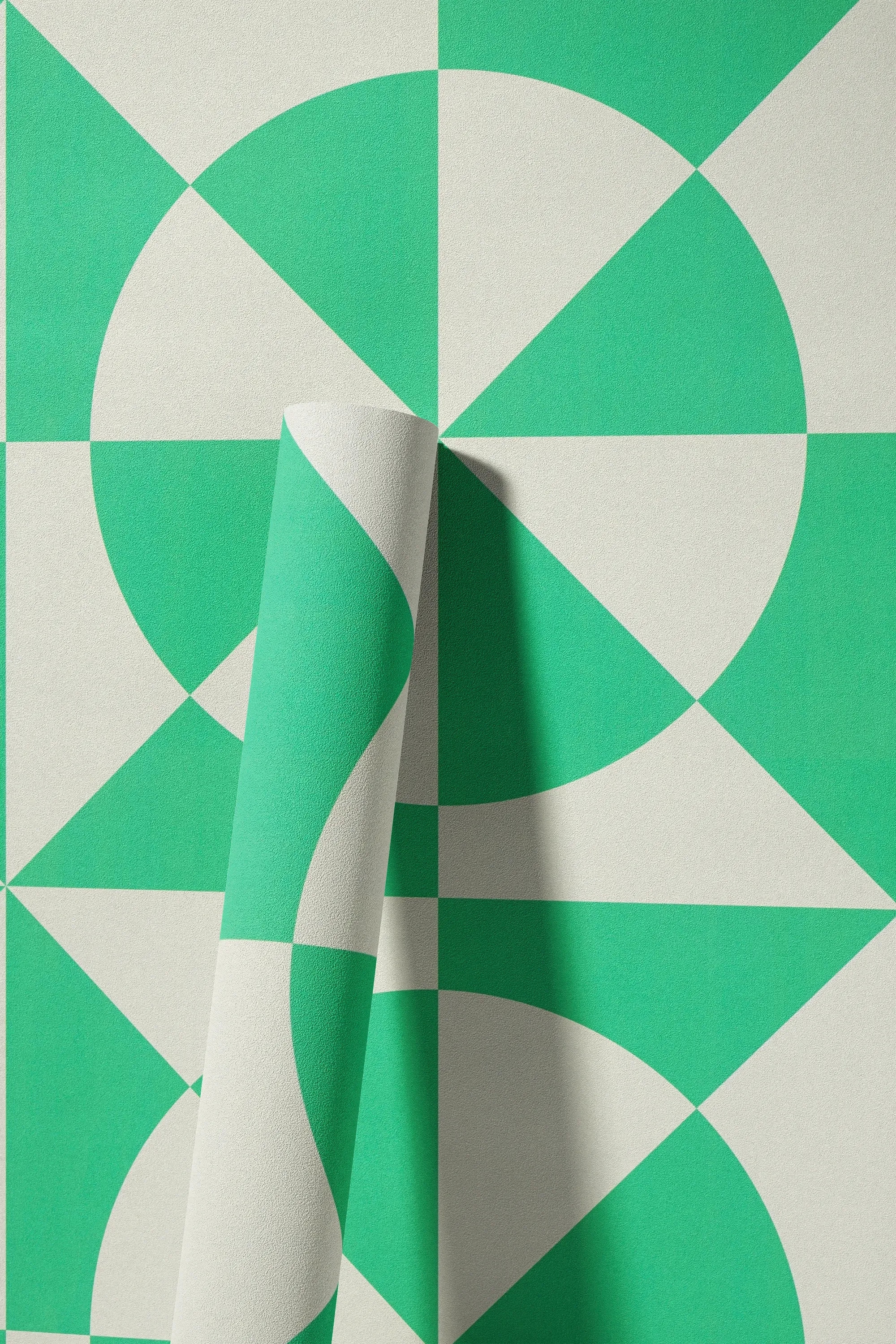 living walls Vliestapete »LIMITED – Pastell Geometrie« geometrisch | minimalistisch leicht strukturiert Kreise und Segmente in sanfter minimalistischer Pastelloptik