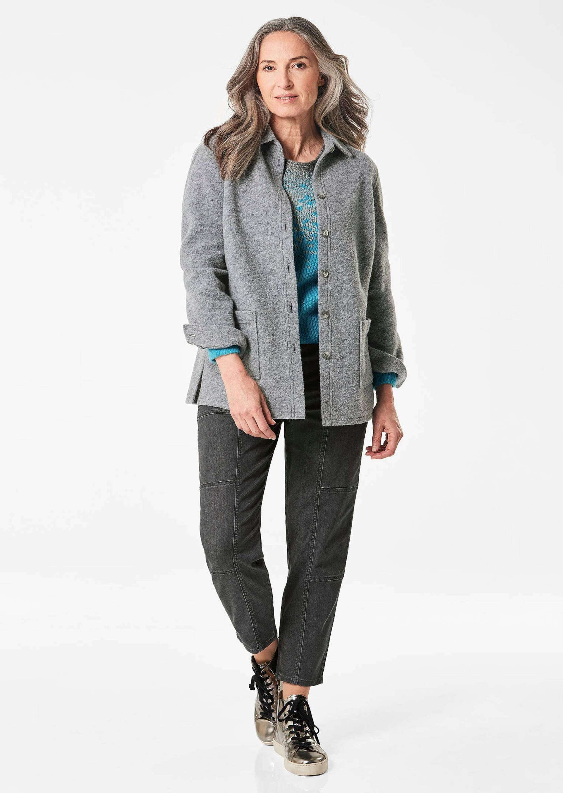 GOLDNER Sommerjacke »Kurzgröße Hemdjacke mit Wollanteil«