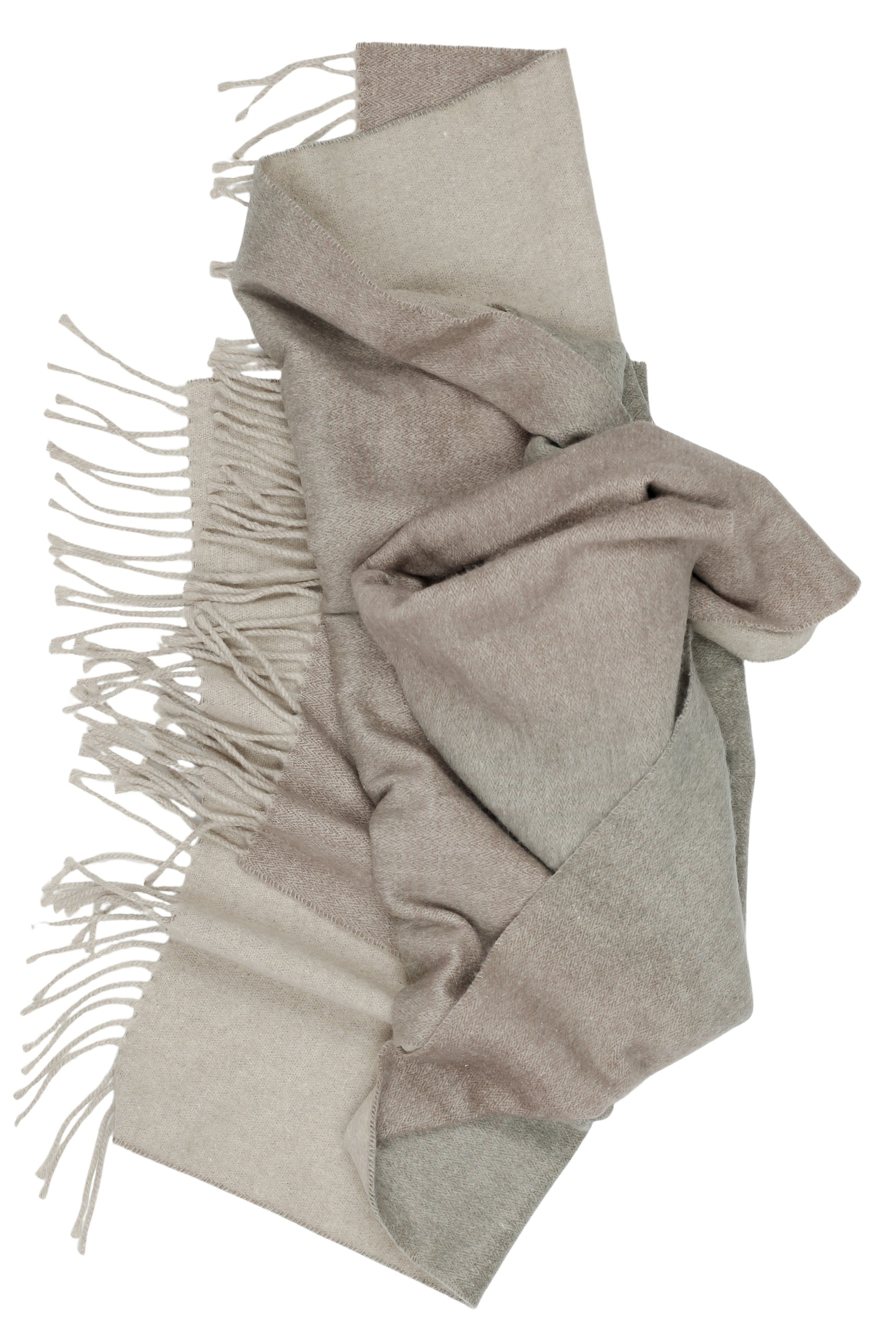 COLLEZIONE ALESSANDRO Wollschal »Taupe«, in modischem taupe-grau, Made in Italy