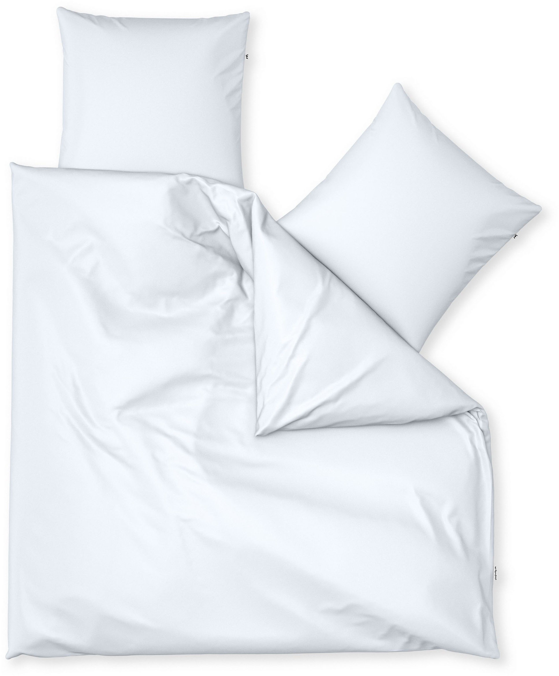 Wolkenfeld Bettwäsche "Mako-Satin Baumwollsatin Sommerbettwäsche" 3 Stk. tl günstig online kaufen