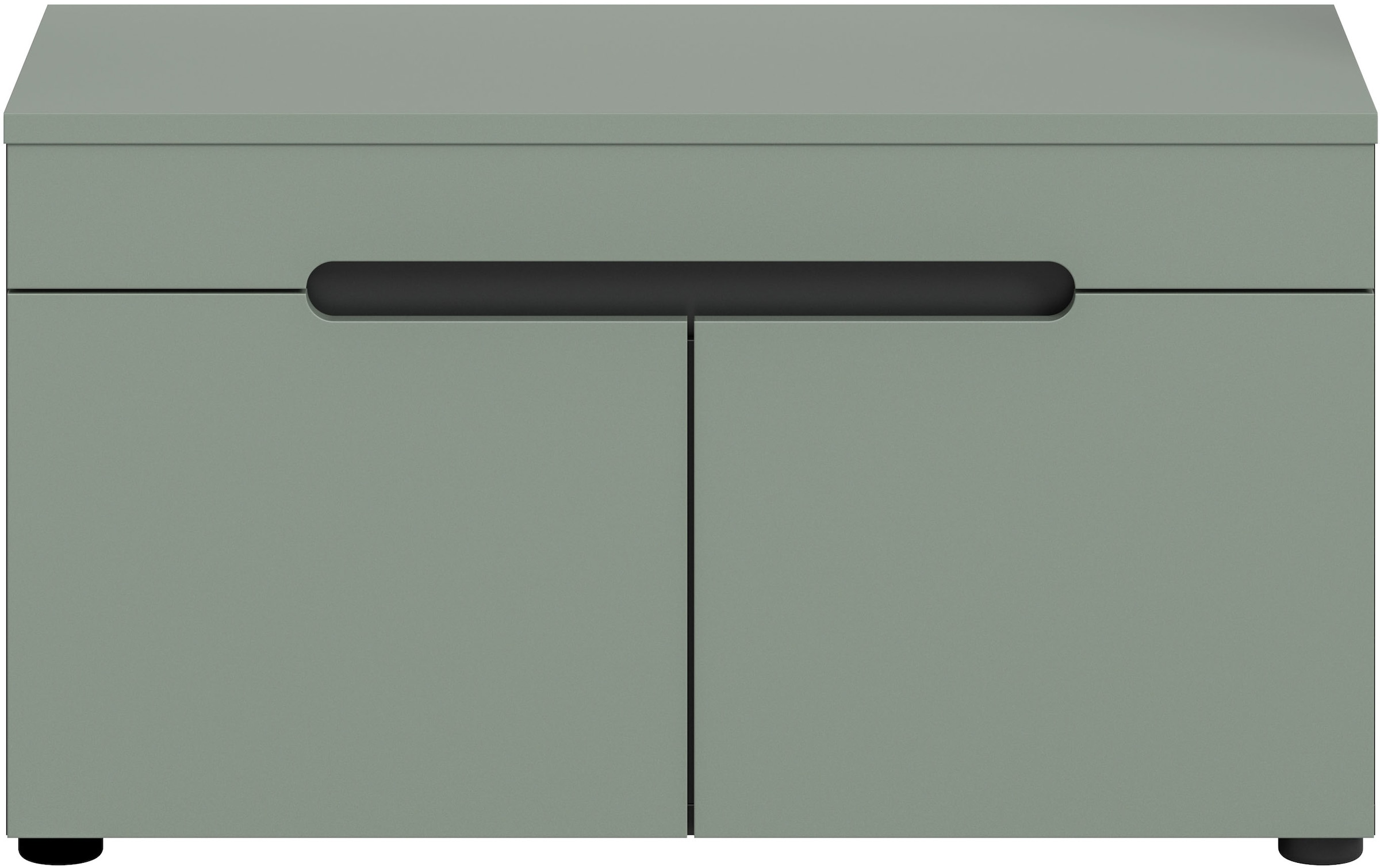 Home affaire Sitzbank »REHAT, TOPSELLER!, Breite 80cm, 2 Türen, 2 Fächer« in verschiedenen Farben erhältlich,  Garderobenbank, Flurbank, Dielenbank, Bank mit Stauraum, Bank