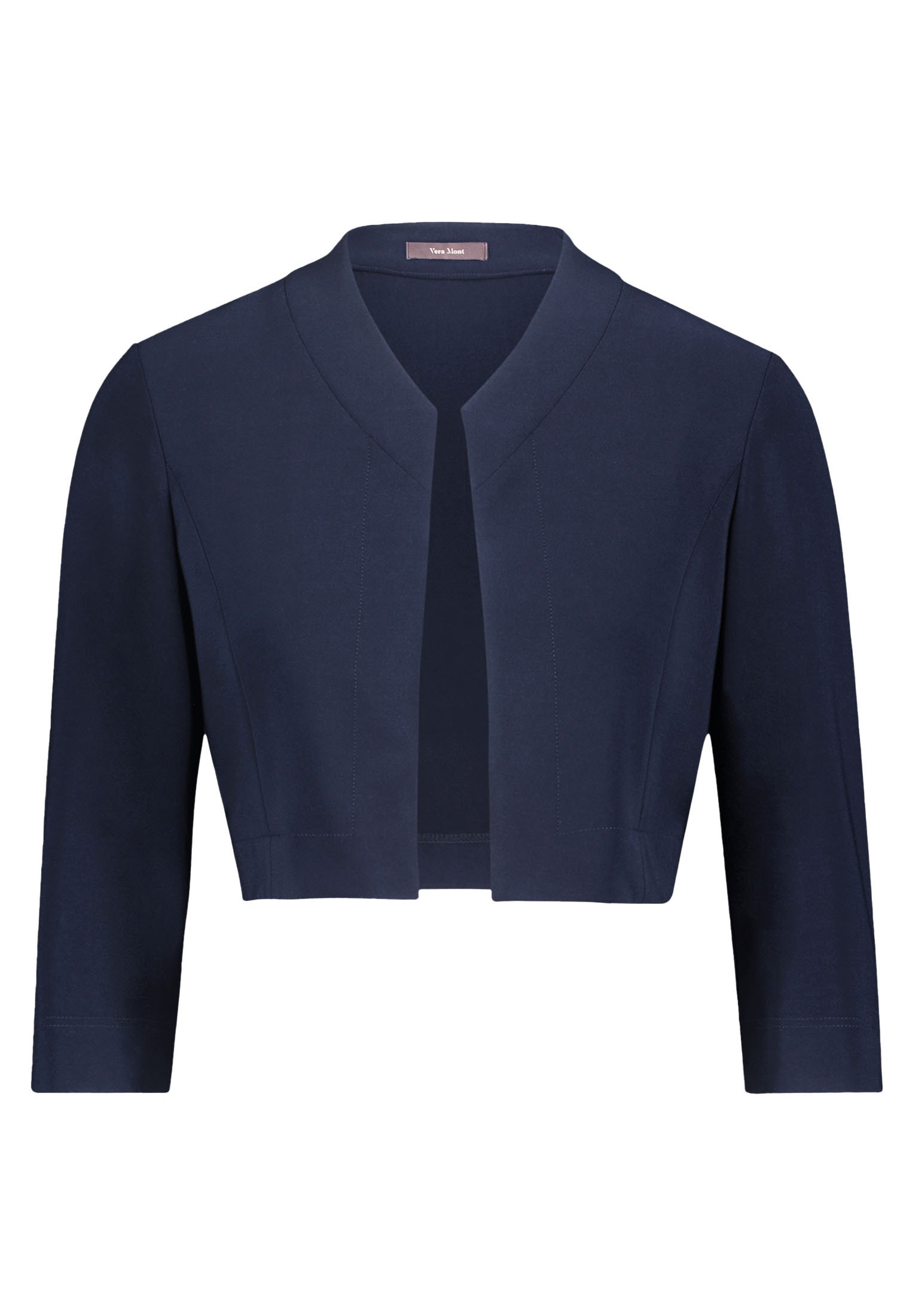 Vera Mont Sweatjacke »Vera Mont Bolero-Jacke figurbetont«, Nahtführung