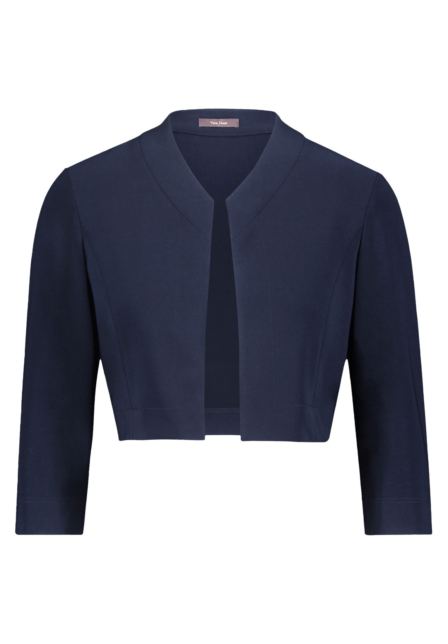 Vera Mont Sweatjacke "Vera Mont Damen Bolero-Jacke figurbetont", Nahtführun günstig online kaufen