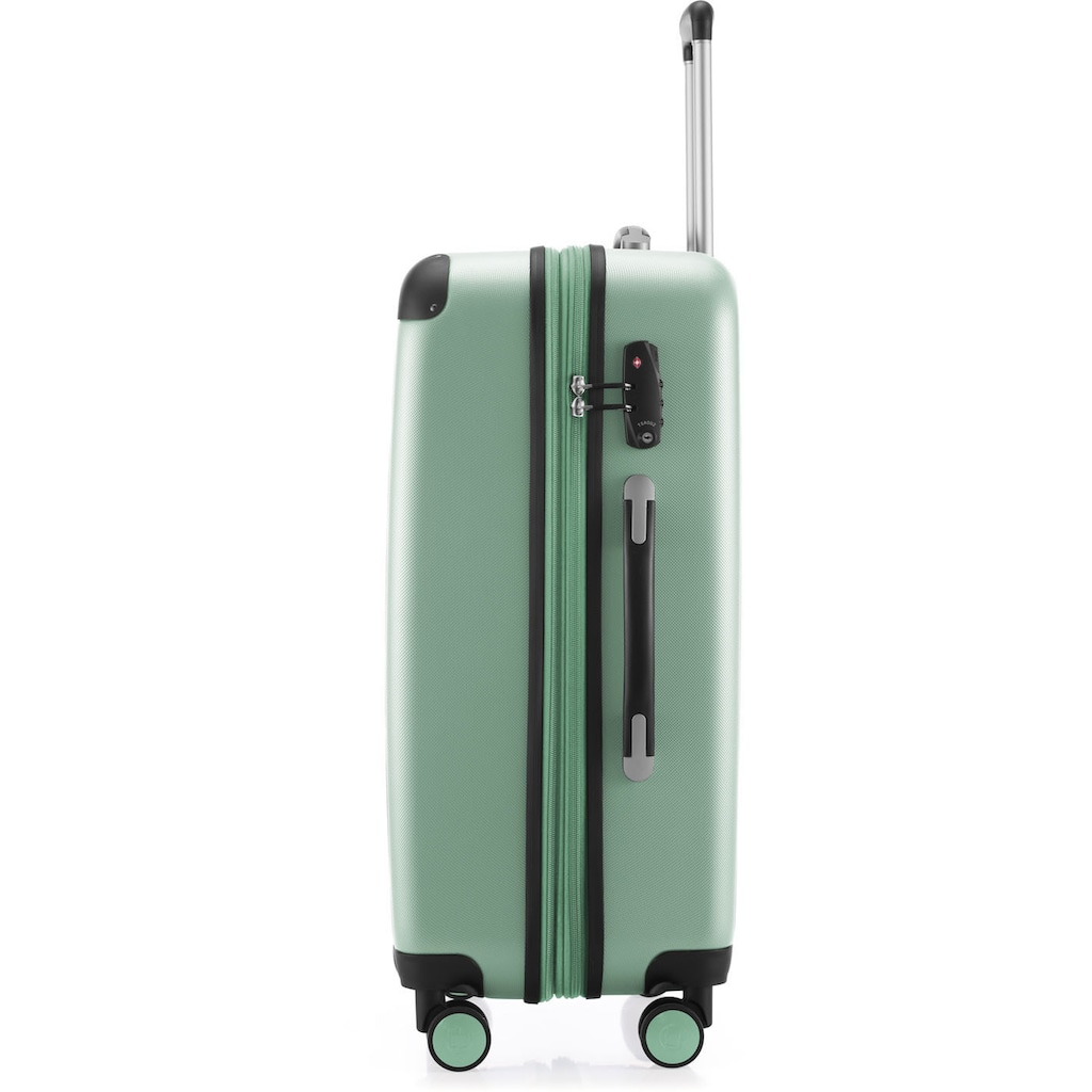 Hauptstadtkoffer Hartschalen-Trolley »Spree, 75 cm, mint«, 4 Rollen