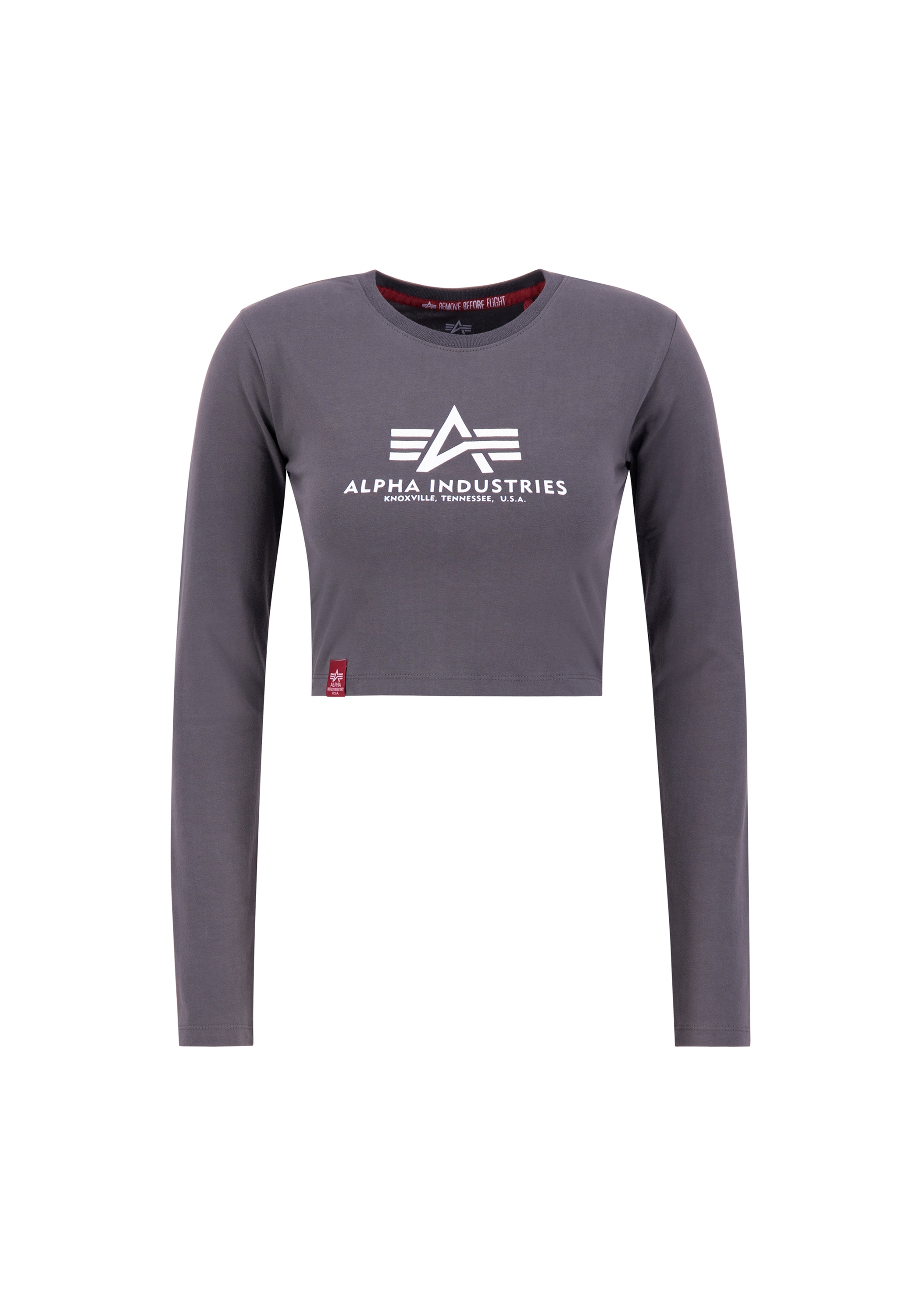 Alpha Industries Sweater "Alpha Industries Women - Longsleeves Basic Croppe günstig online kaufen