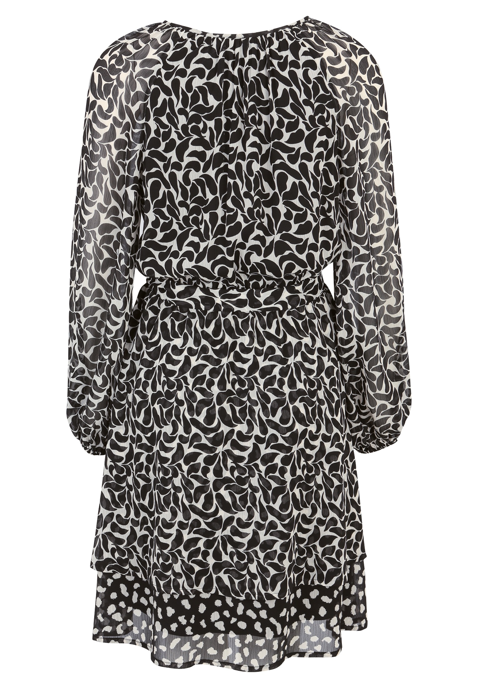Thumbnail - Cartoon Chiffonkleid "Cartoon Damen Chiffonkleid mit Muster", Design