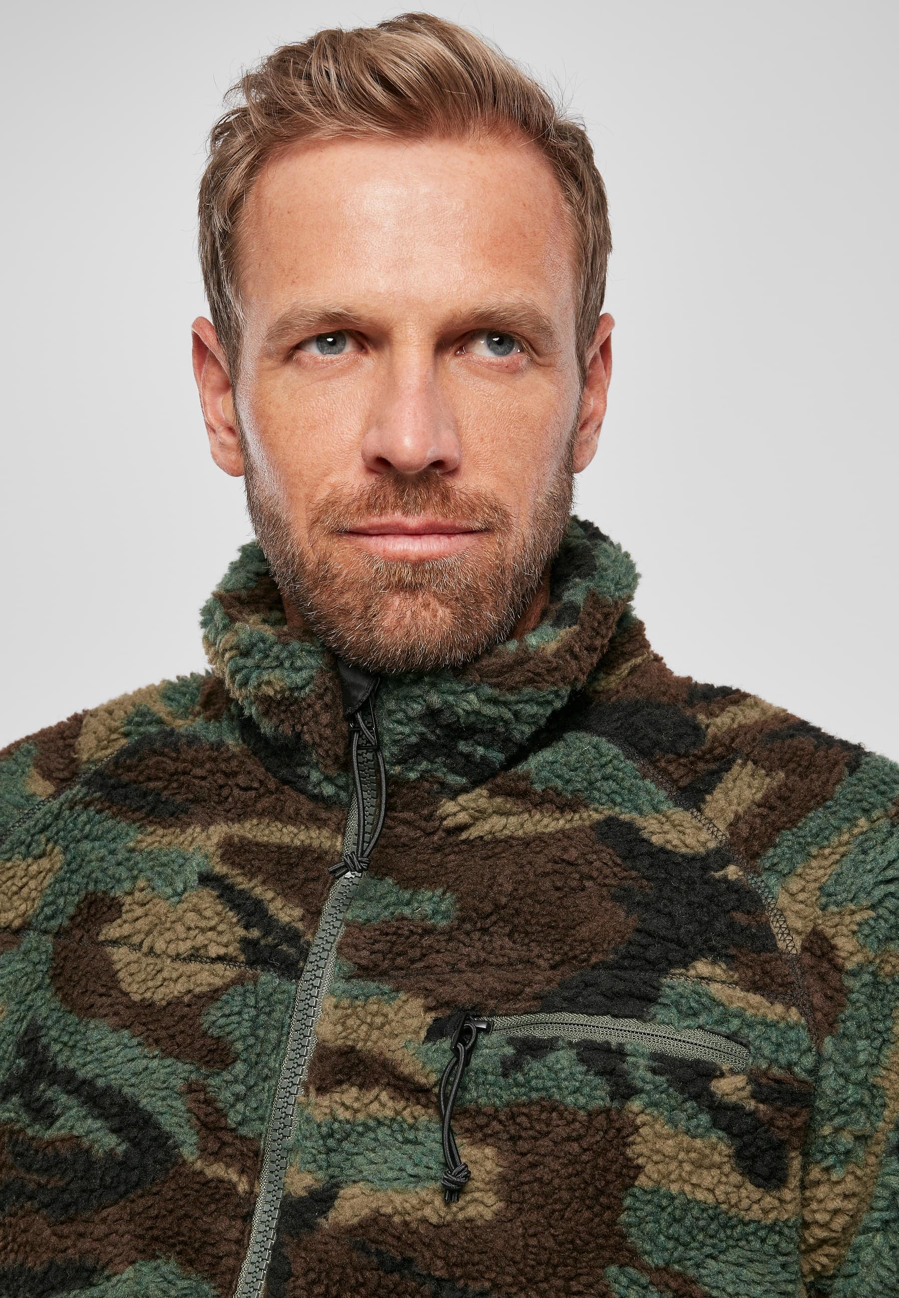 Brandit Allwetterjacke »Brandit Herren Teddyfleece Jacket«, (1 St.), ohne Kapuze