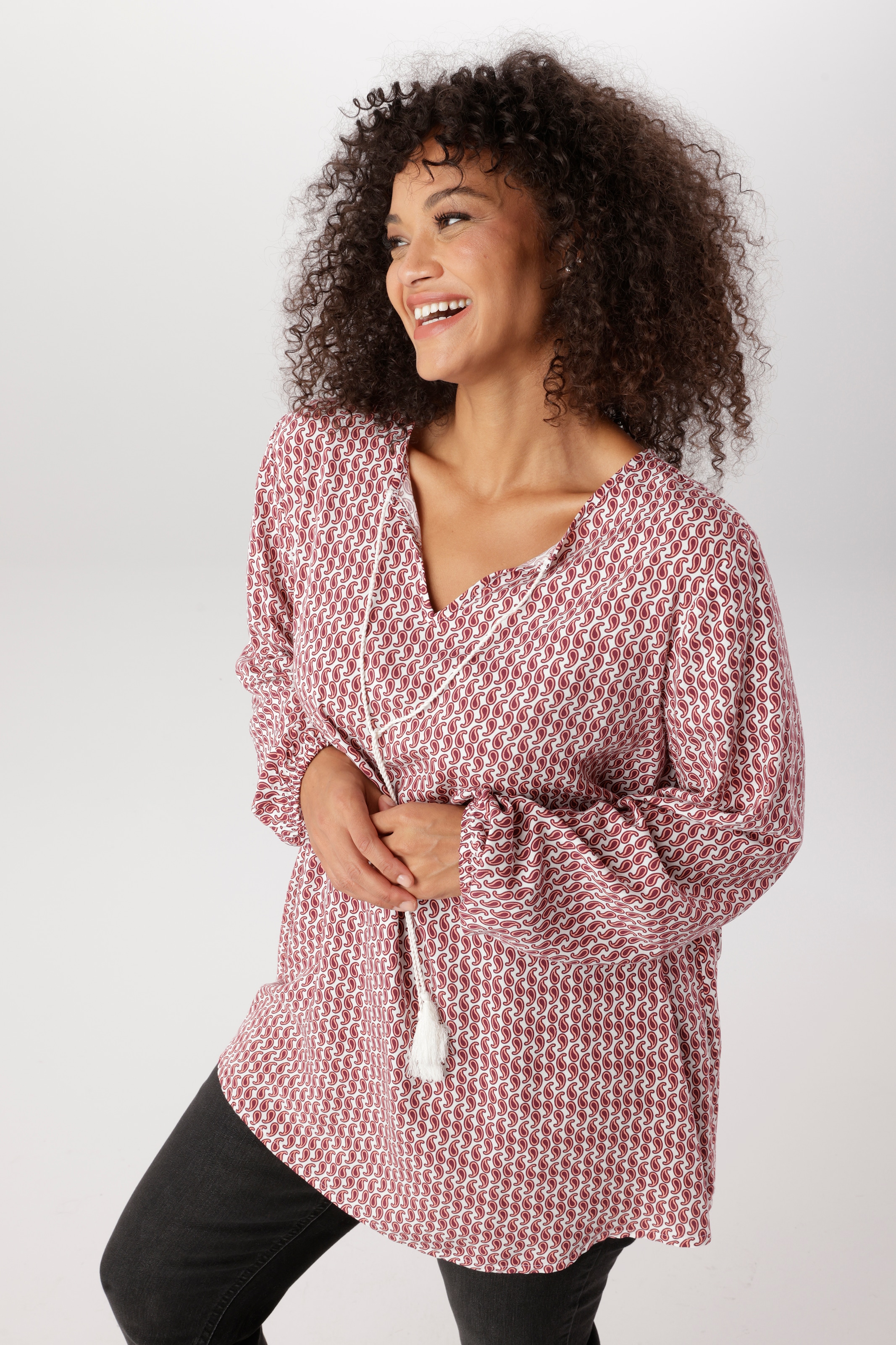 Aniston PLUS Schlupfbluse in Paisleydessin - NEUE KOLLEKTION